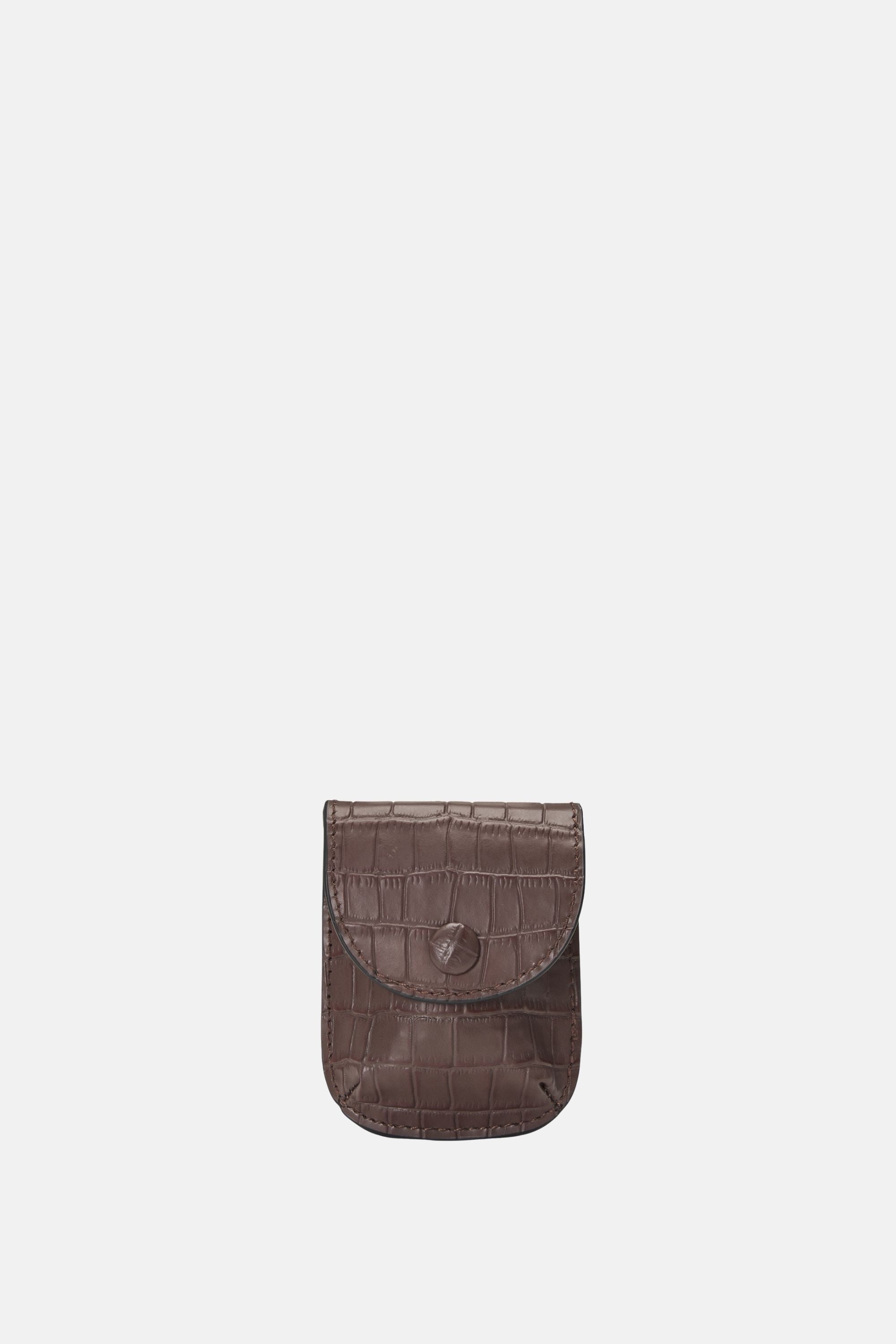 Oryany - Rookie Croco Crossbody Medium Handbags - Deep Brown / One size