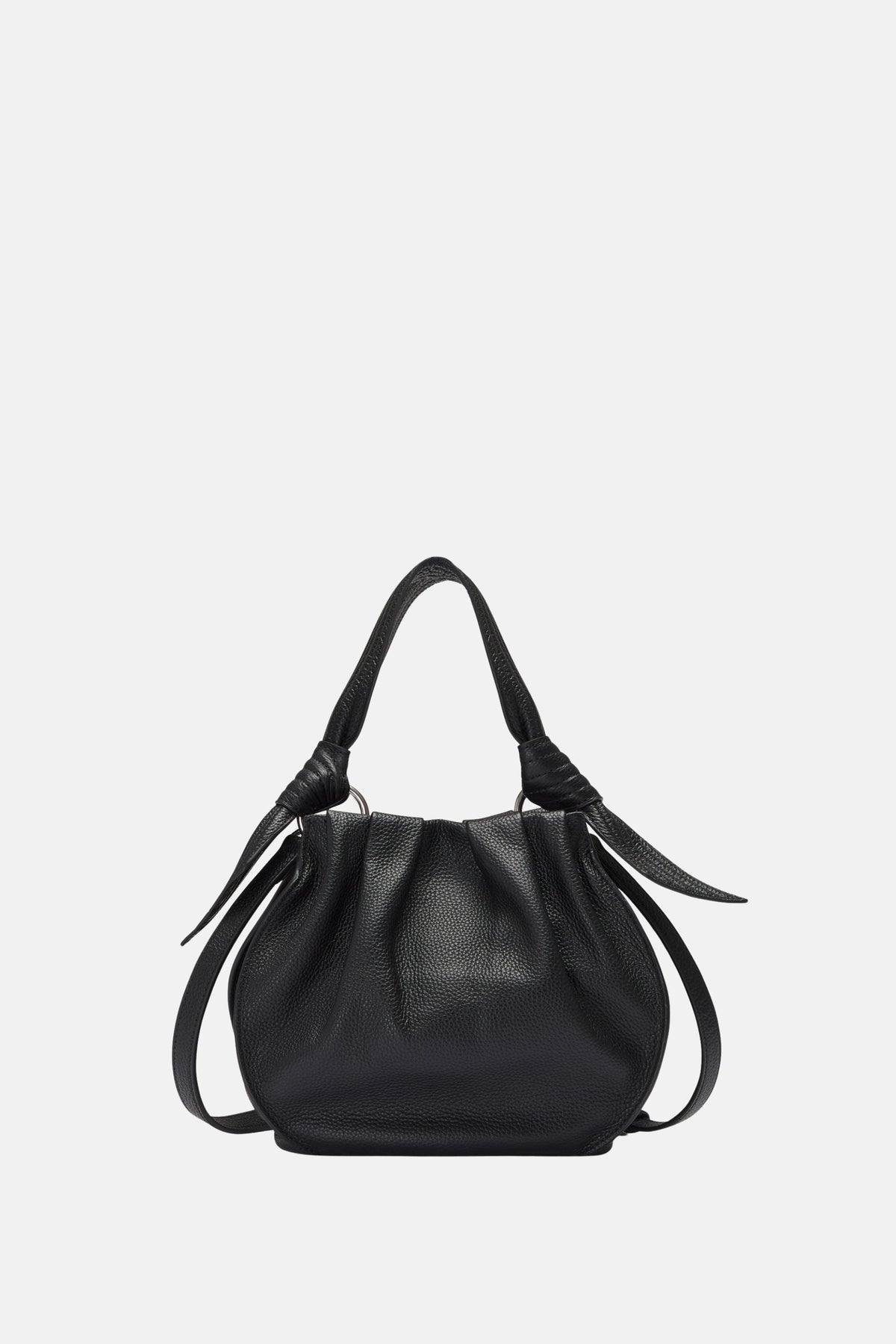 Oryany - Selena Bucket Bag - Medium Crossbody - Black Leather