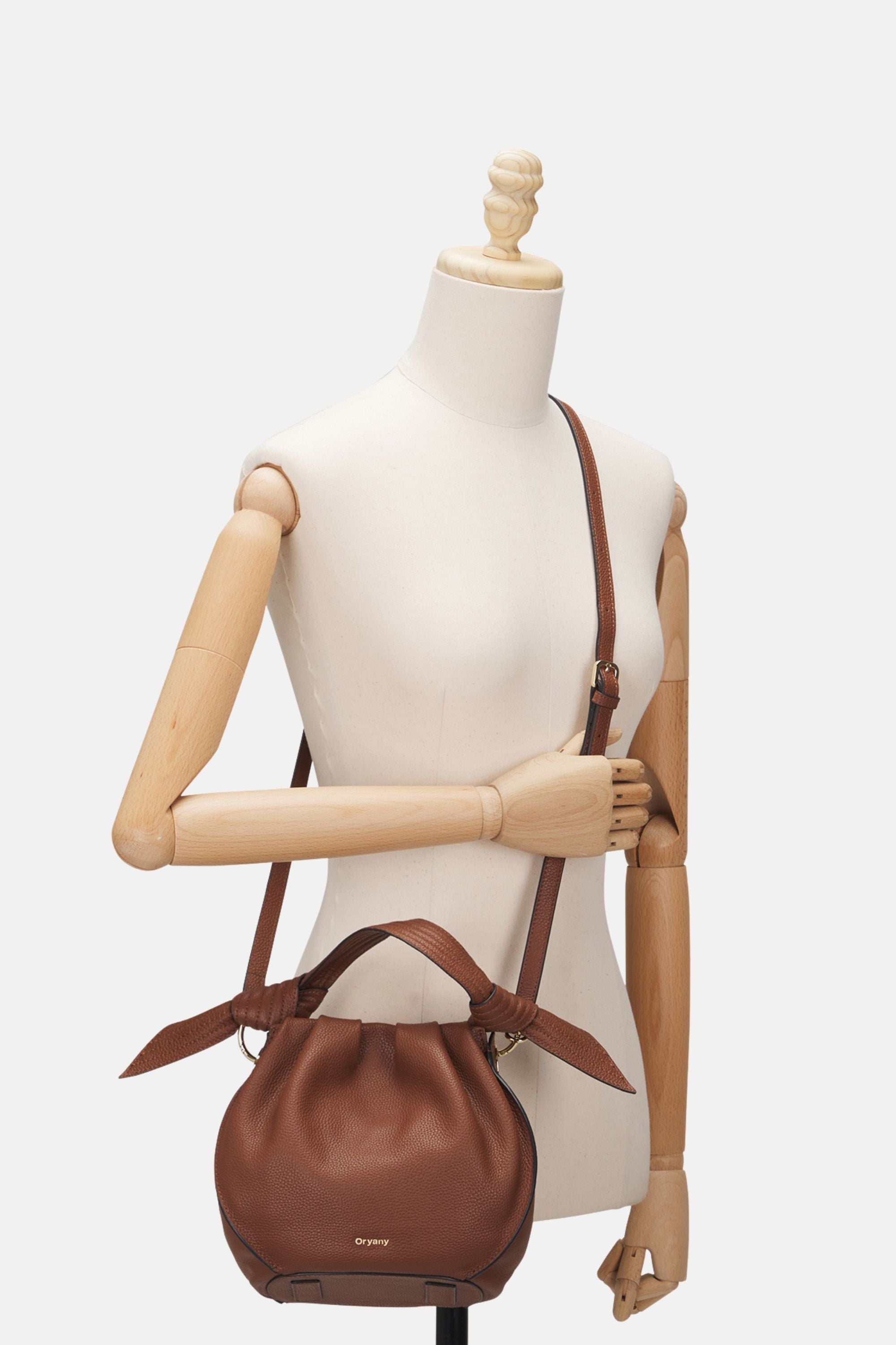 Oryany - Selena Bucket Bag - Medium Crossbody - Toffee Tan Leather