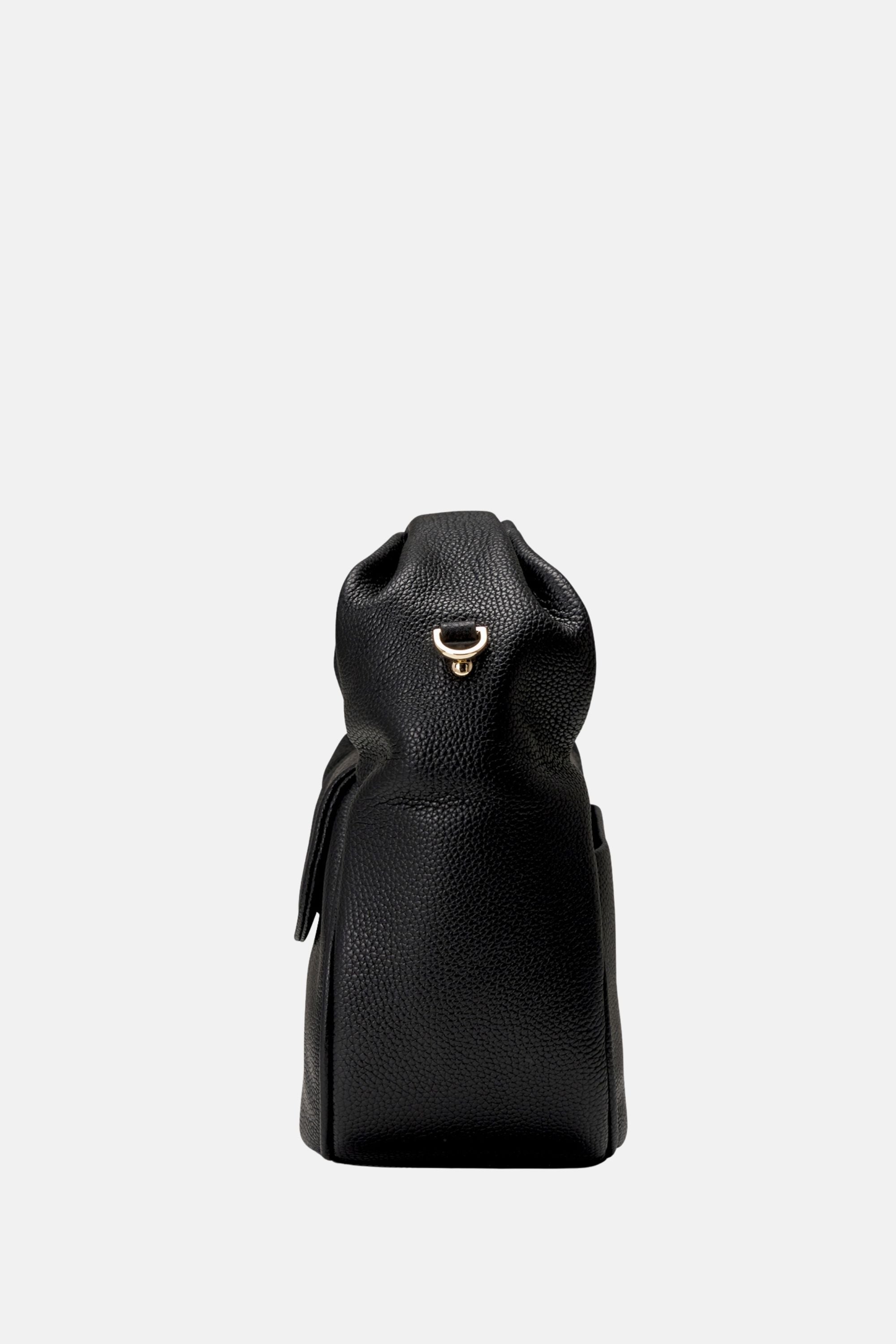 Oryany - Anaan Medium Satchel Tote – Top Handle Crossbody Bag - Black Leather