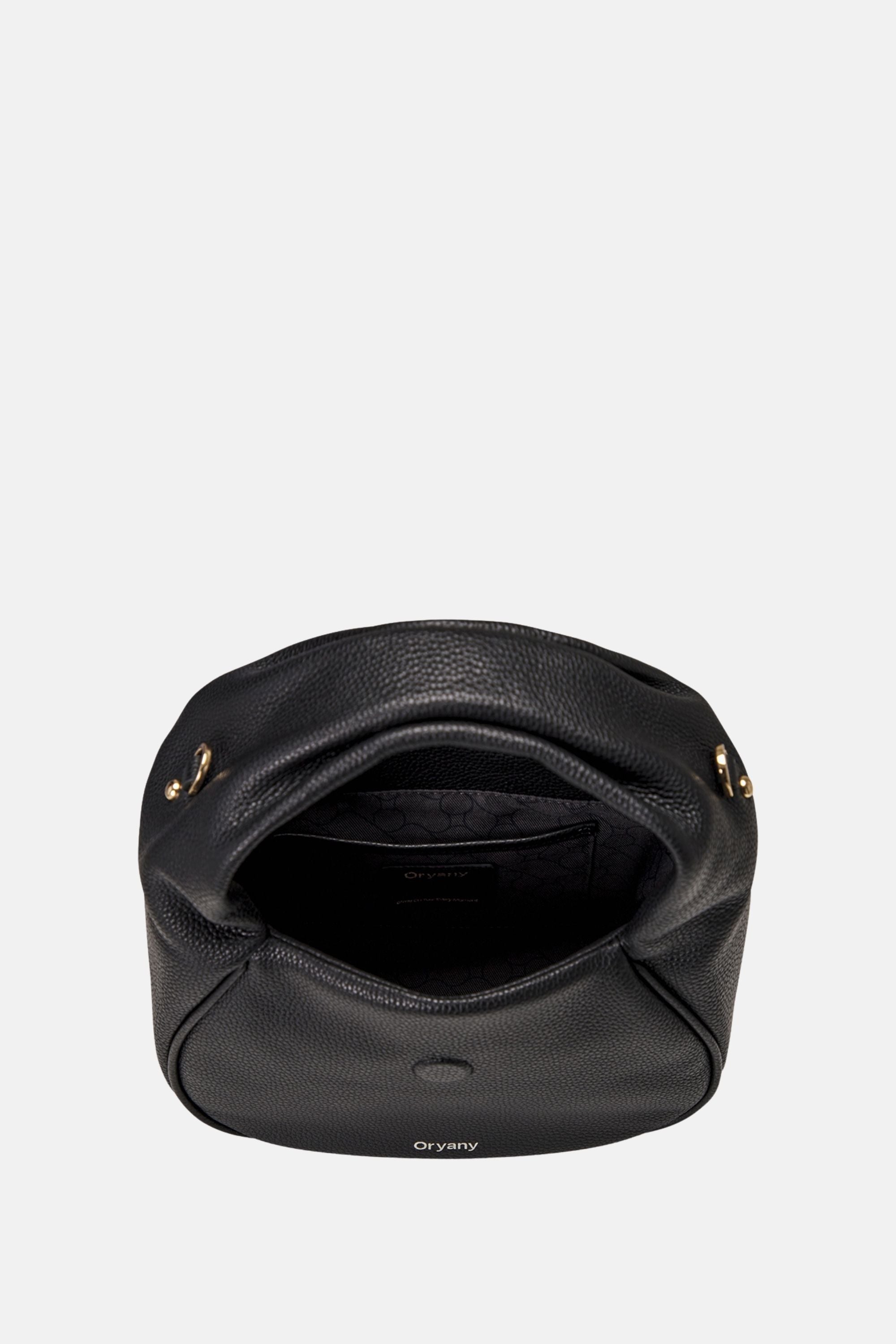 Oryany - Anaan Medium Satchel Tote – Top Handle Crossbody Bag - Black Leather