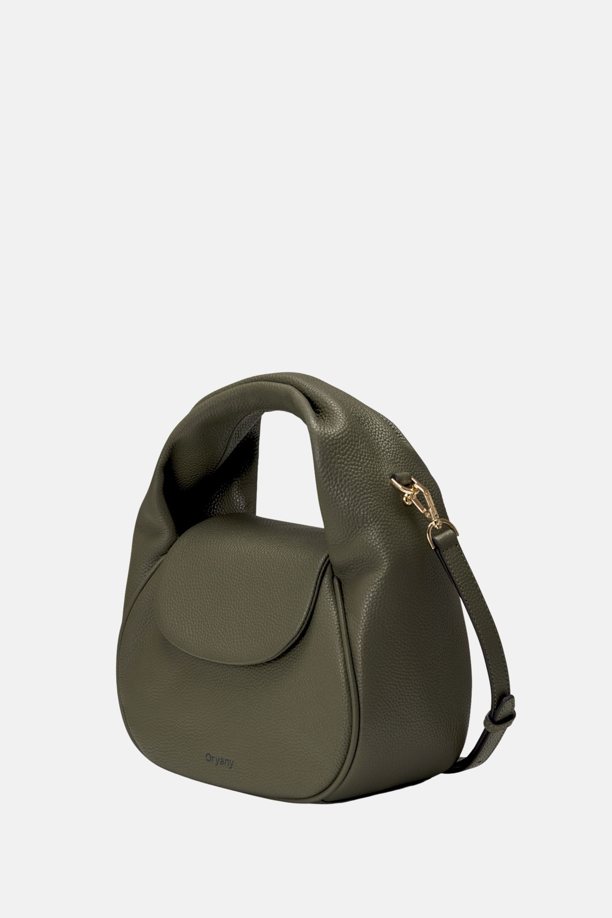 Oryany - Anaan Medium Satchel Tote – Top Handle Crossbody Bag - Olive Leather