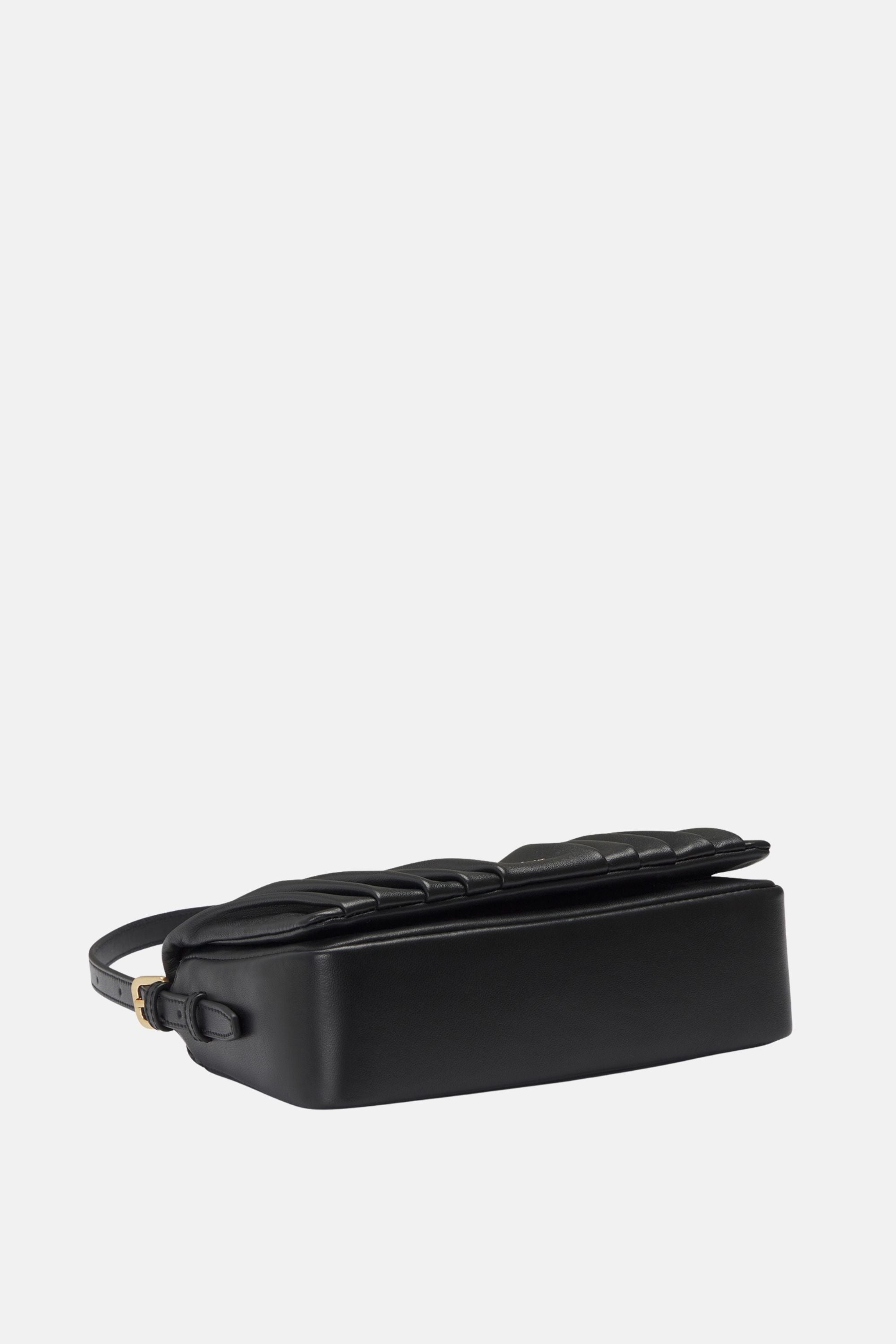 Bell Shoulder - Medium Crossbody - Black / One size