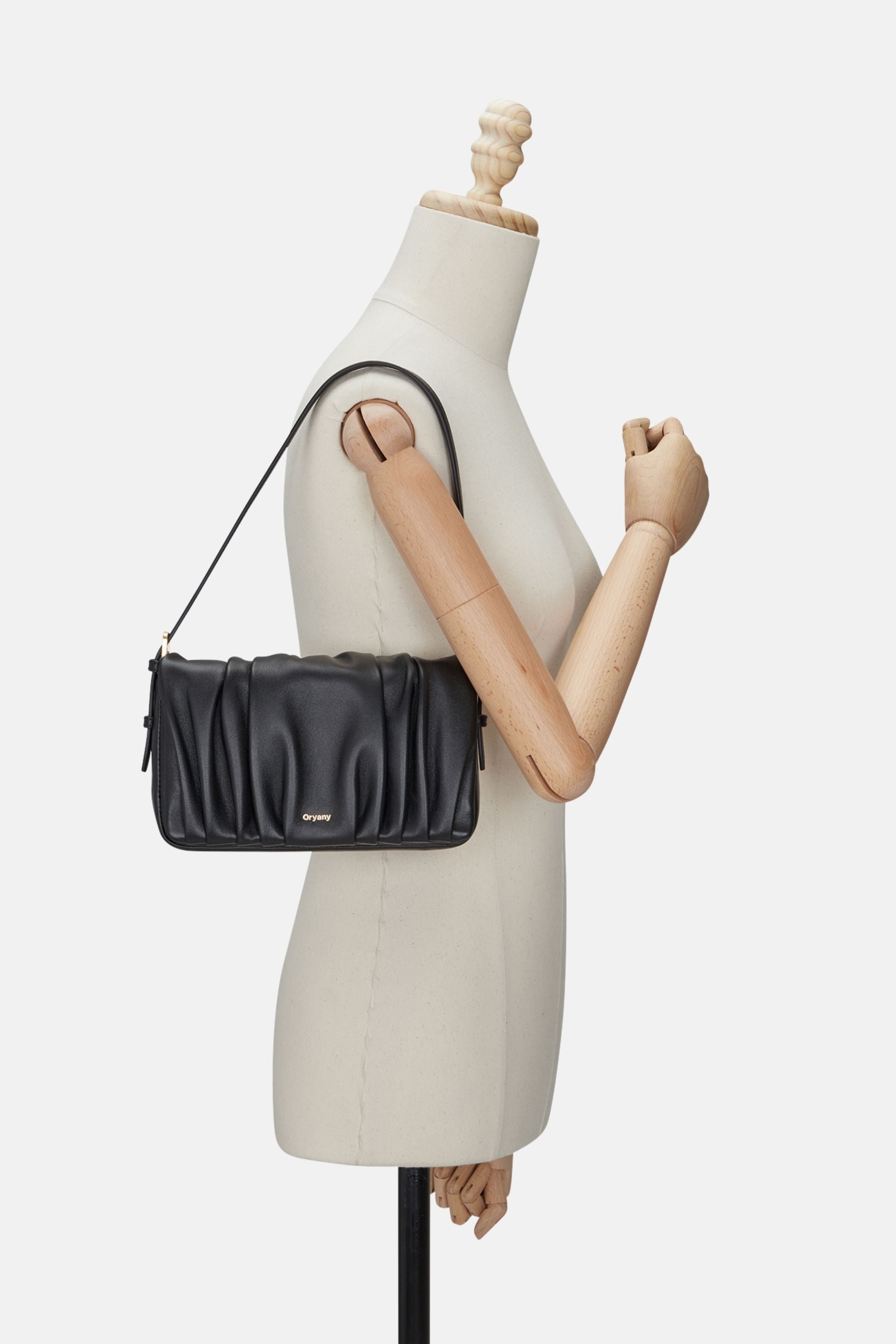 Bell Shoulder - Medium Crossbody - Black / One size