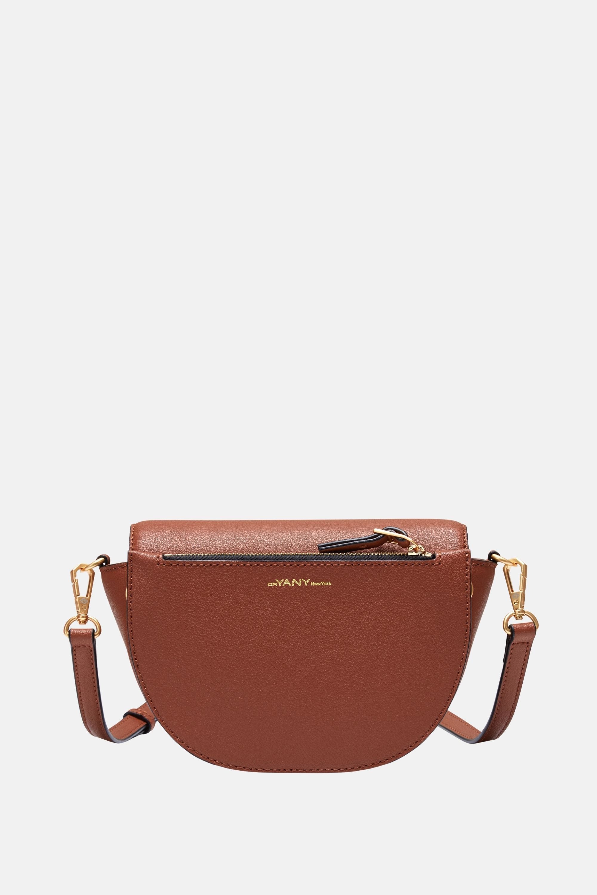 Oryany - Lottie Saddle Crossbody Small Handbags - Toffee Tan Leather