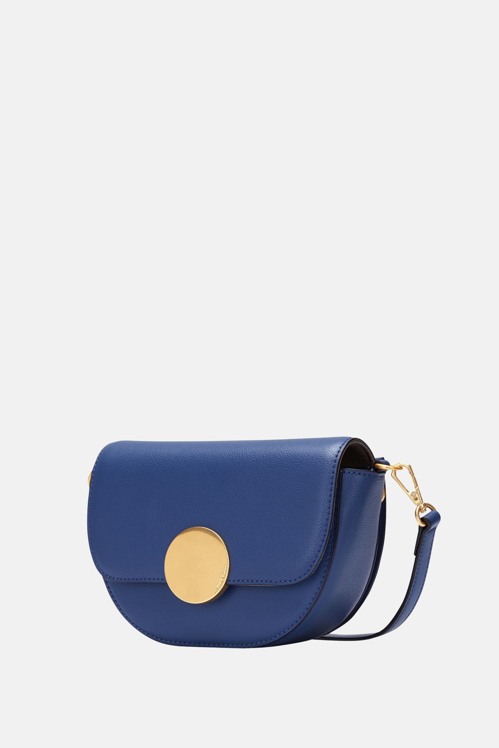 Oryany - Lottie Saddle Crossbody Small Handbags - Navy Leather