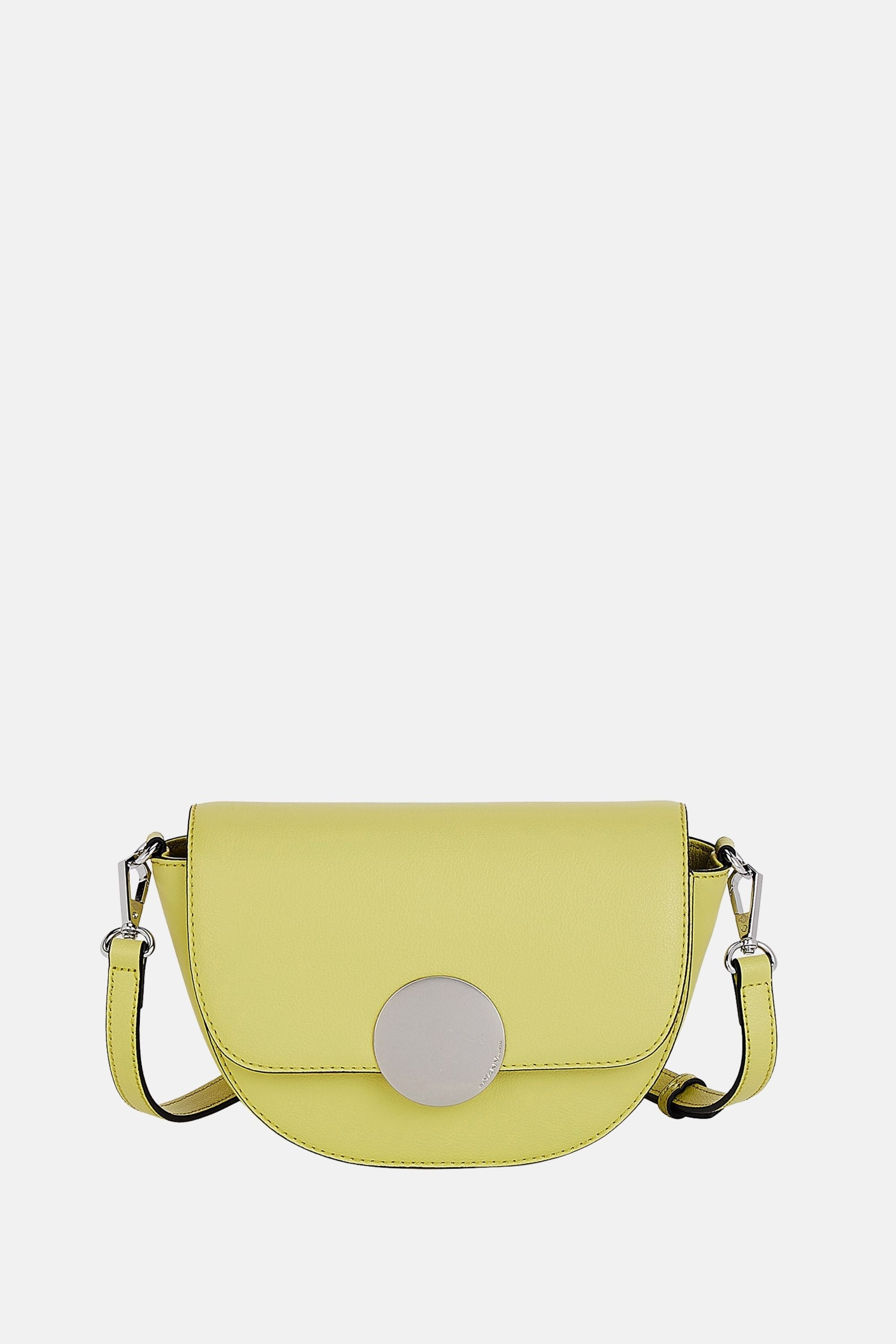 Oryany - Lottie Saddle Crossbody Small Handbags - Baby Green- Leather