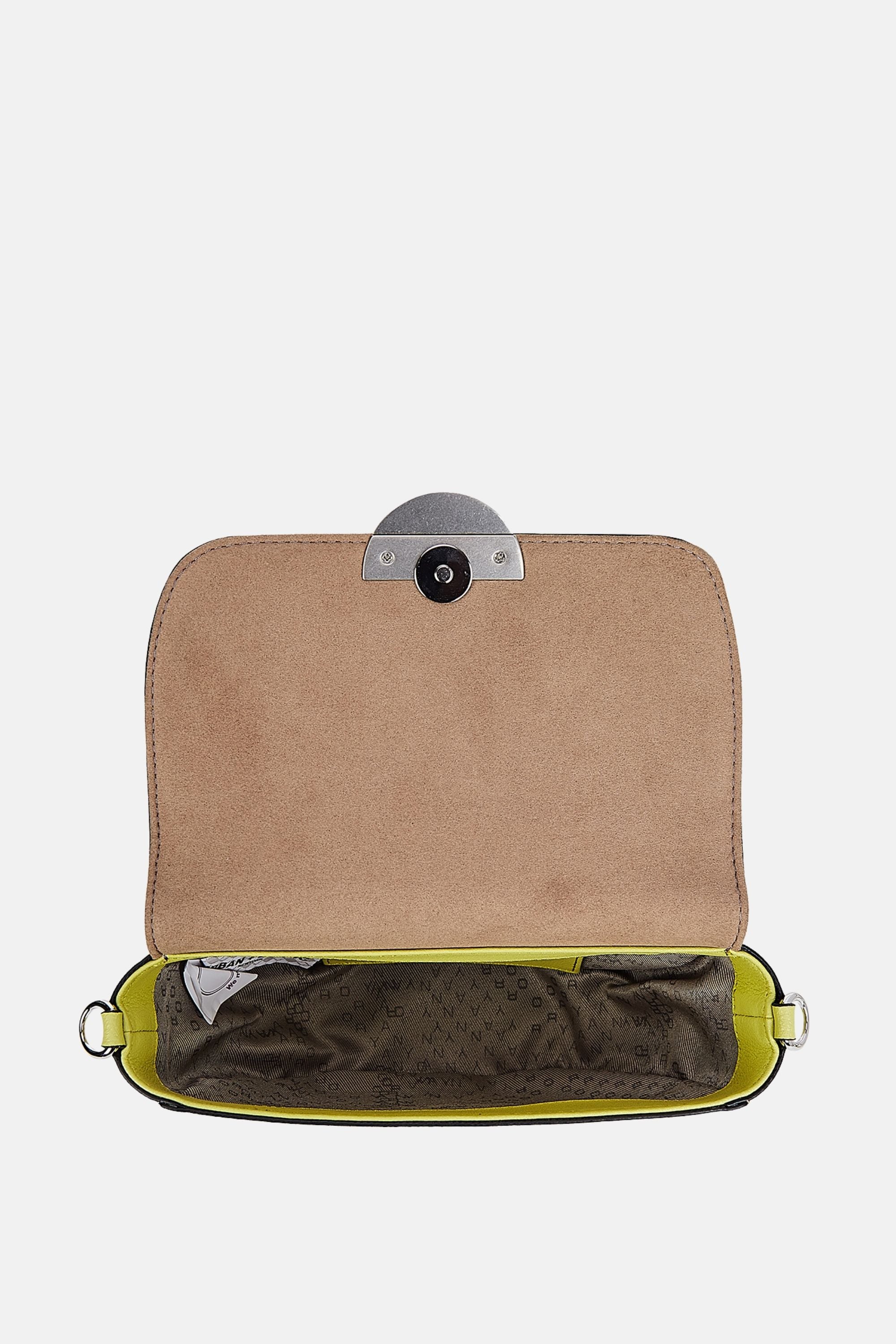 Oryany - Lottie Saddle Crossbody Small Handbags - Baby Green- Leather