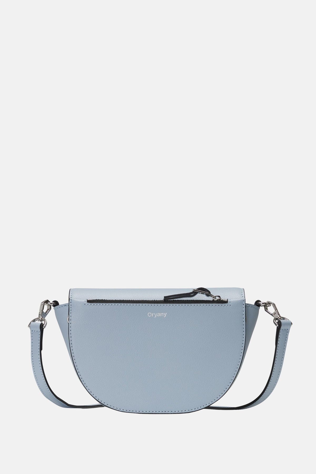 Oryany - Lottie Saddle Crossbody Small Handbags - Space Blue Leather