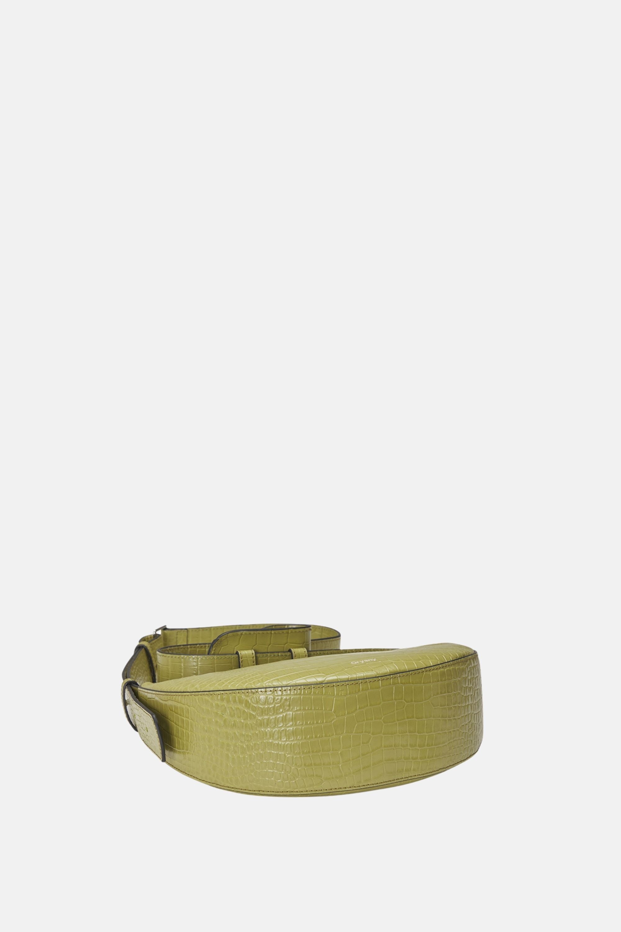 Oryany - Rookie Croco Crossbody Medium Handbags - Leaf Olive / One size