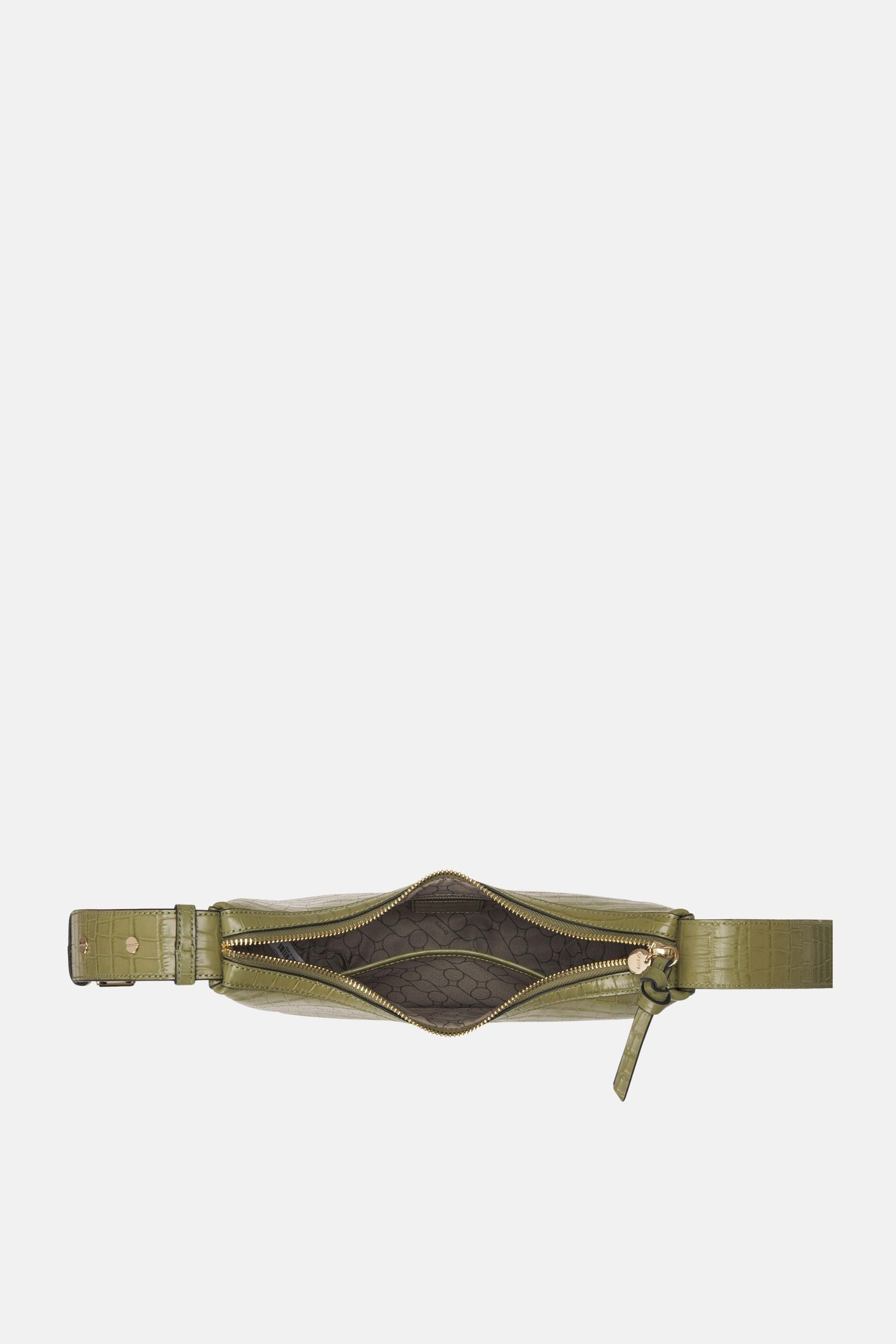 Oryany - Rookie Croco Crossbody Medium Handbags - Leaf Olive / One size