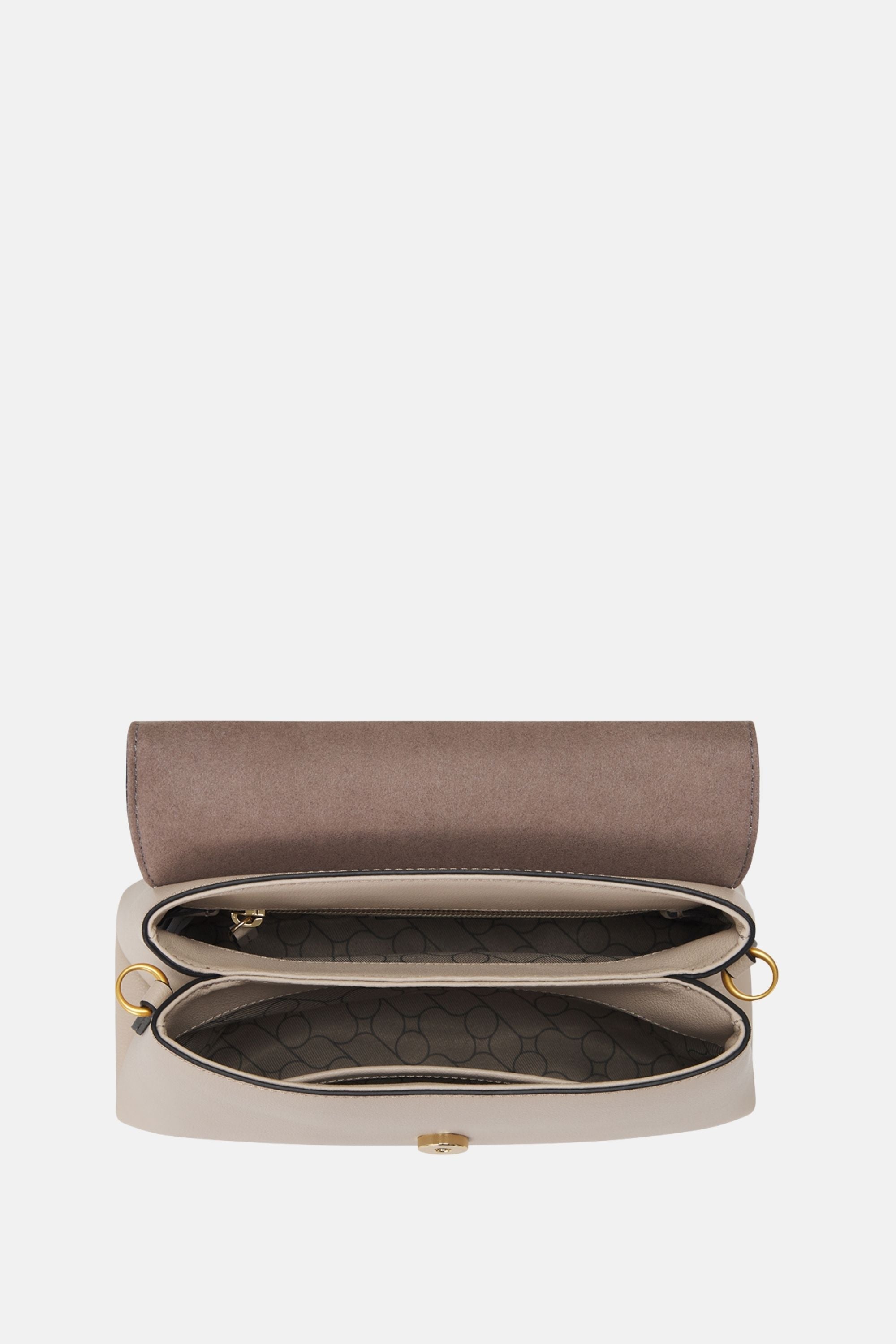 Oryany - Lottie Flap Crossbody Medium Handbags - Ivory Leather