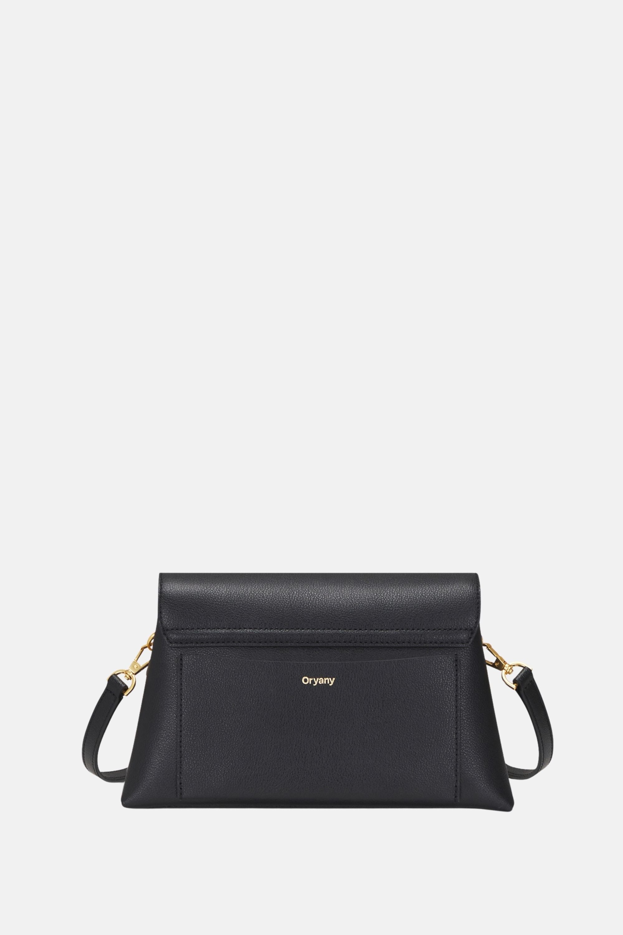 Oryany - Lottie Flap Crossbody Medium Handbags - Black Leather