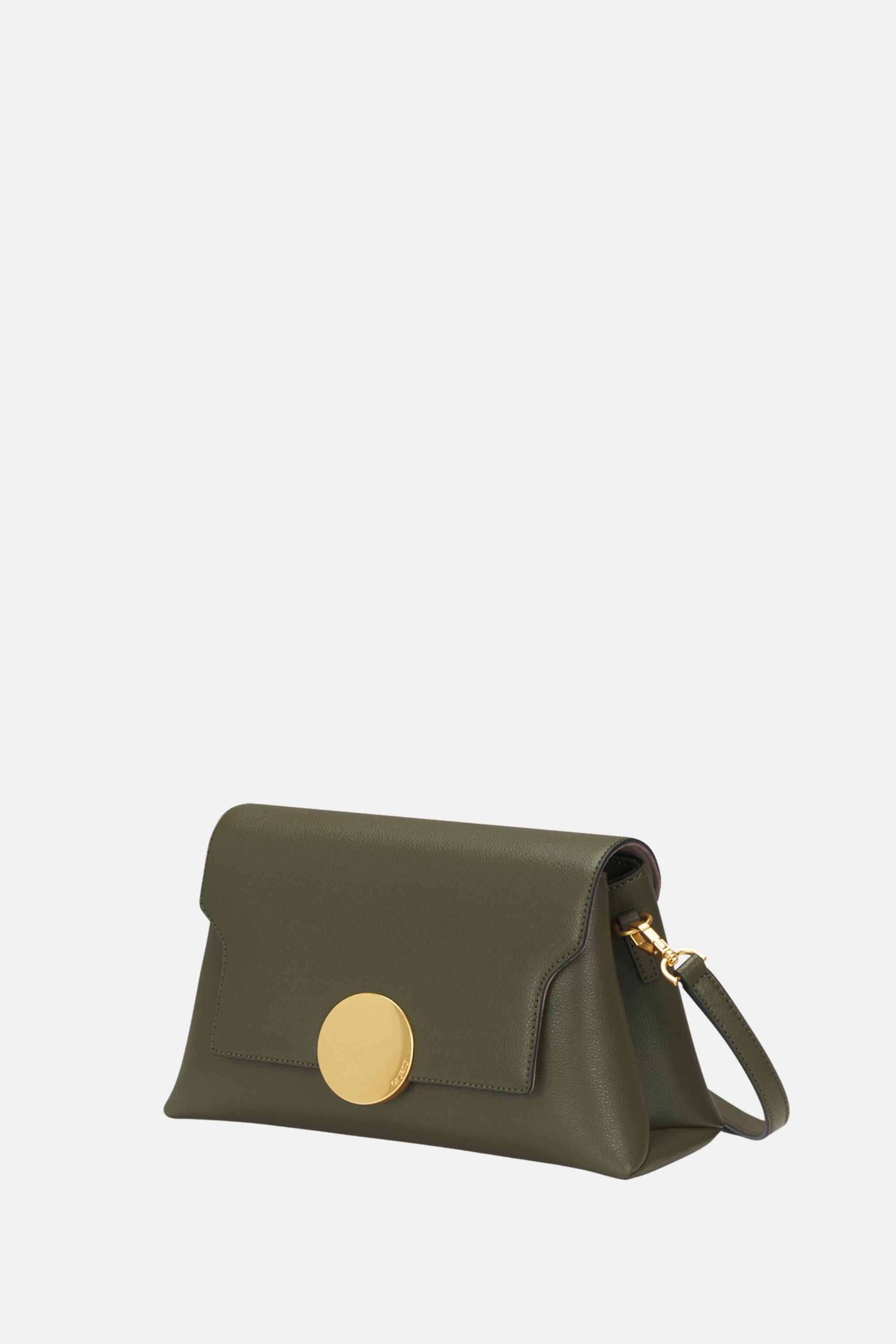 Oryany - Lottie Flap Crossbody Medium Handbags - Olive Leather