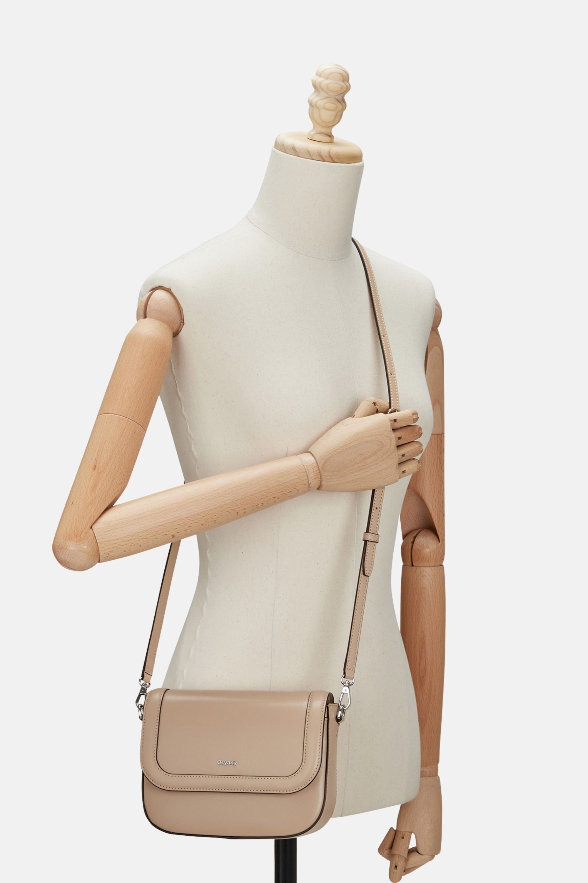 Oryany - Tess Flap Crossbody Handbags - Skin Beige