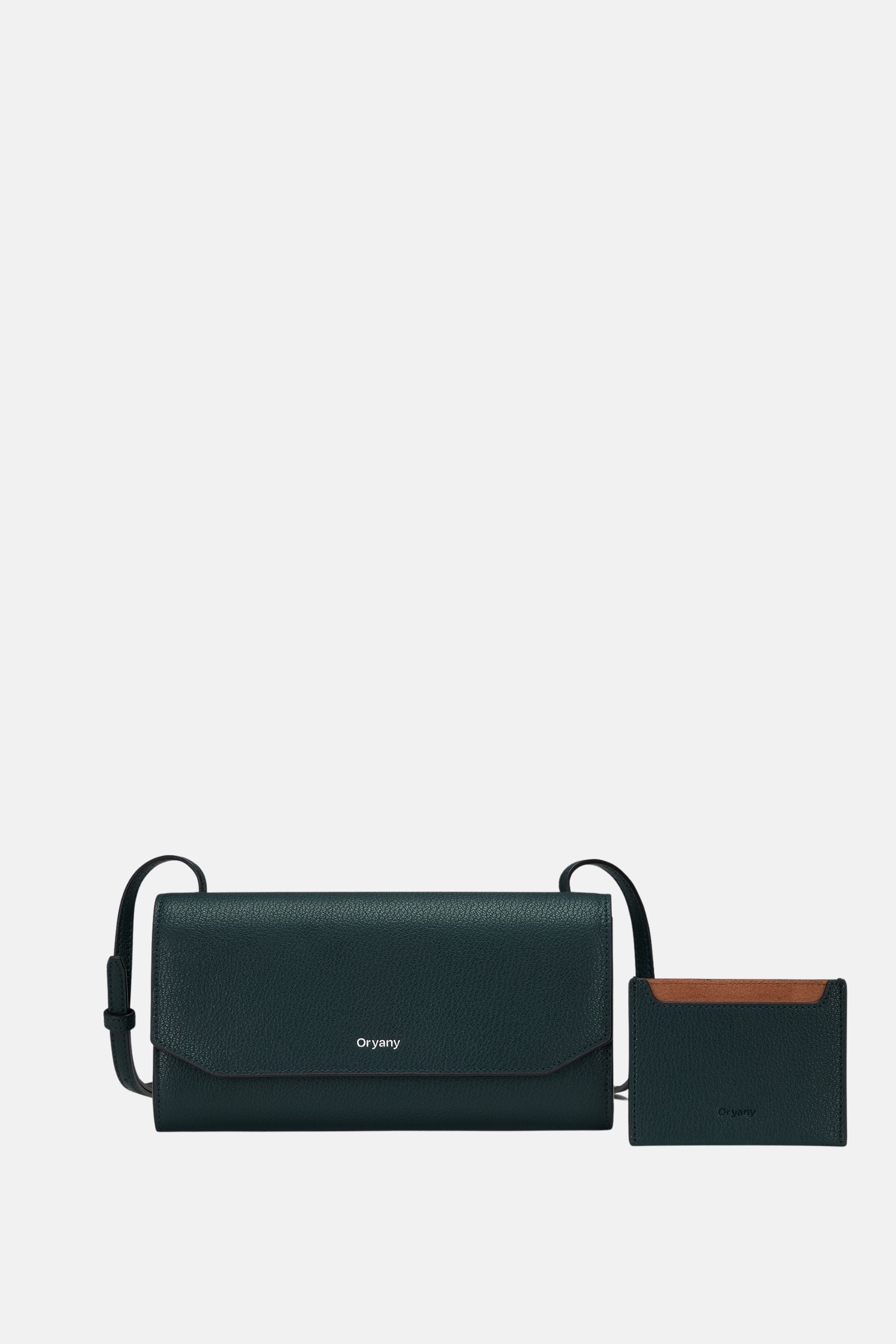 Oryany - Mandy Gift Set Handbags - Deep Green Leather