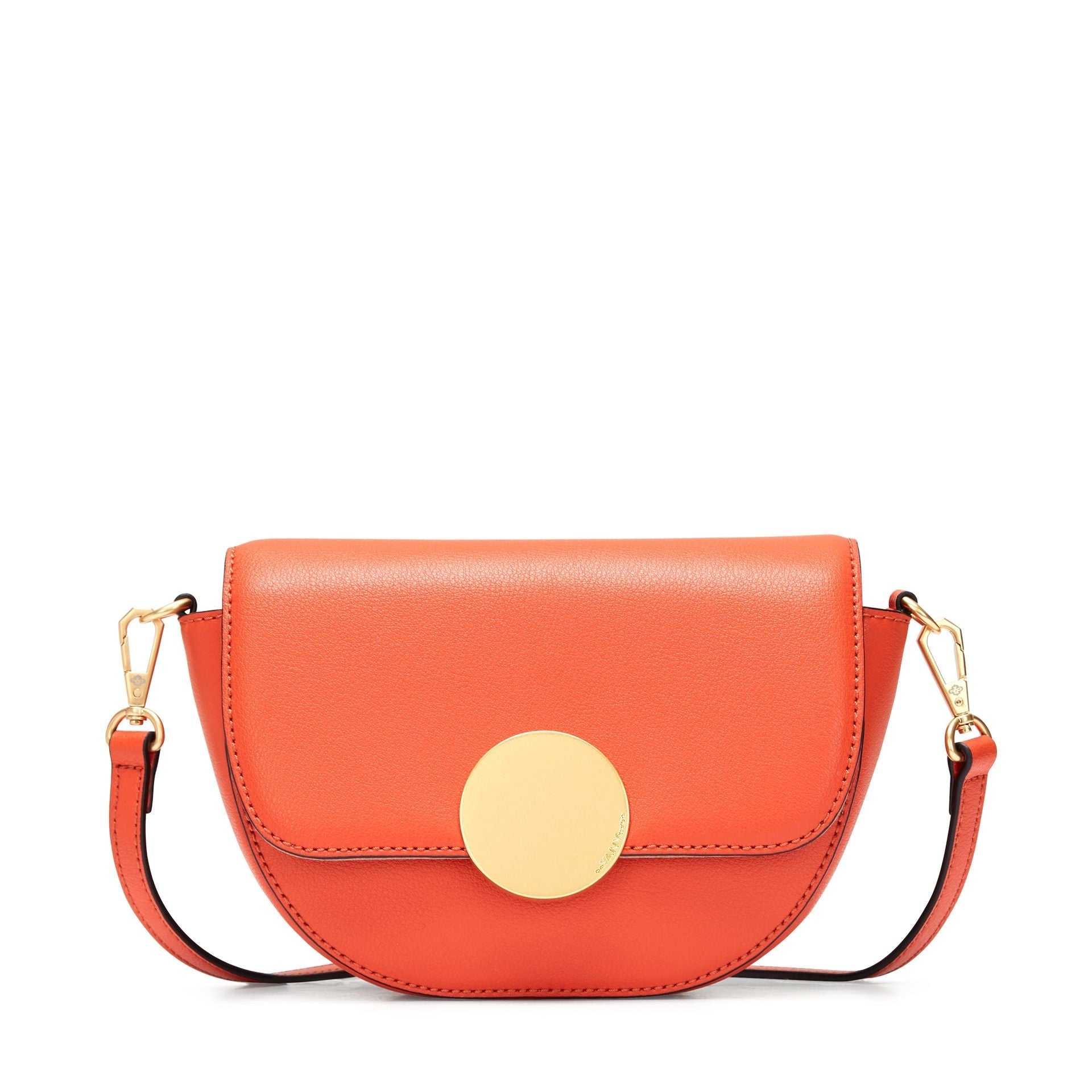 Oryany - Lottie Saddle Crossbody Small Handbags - Orange / One size