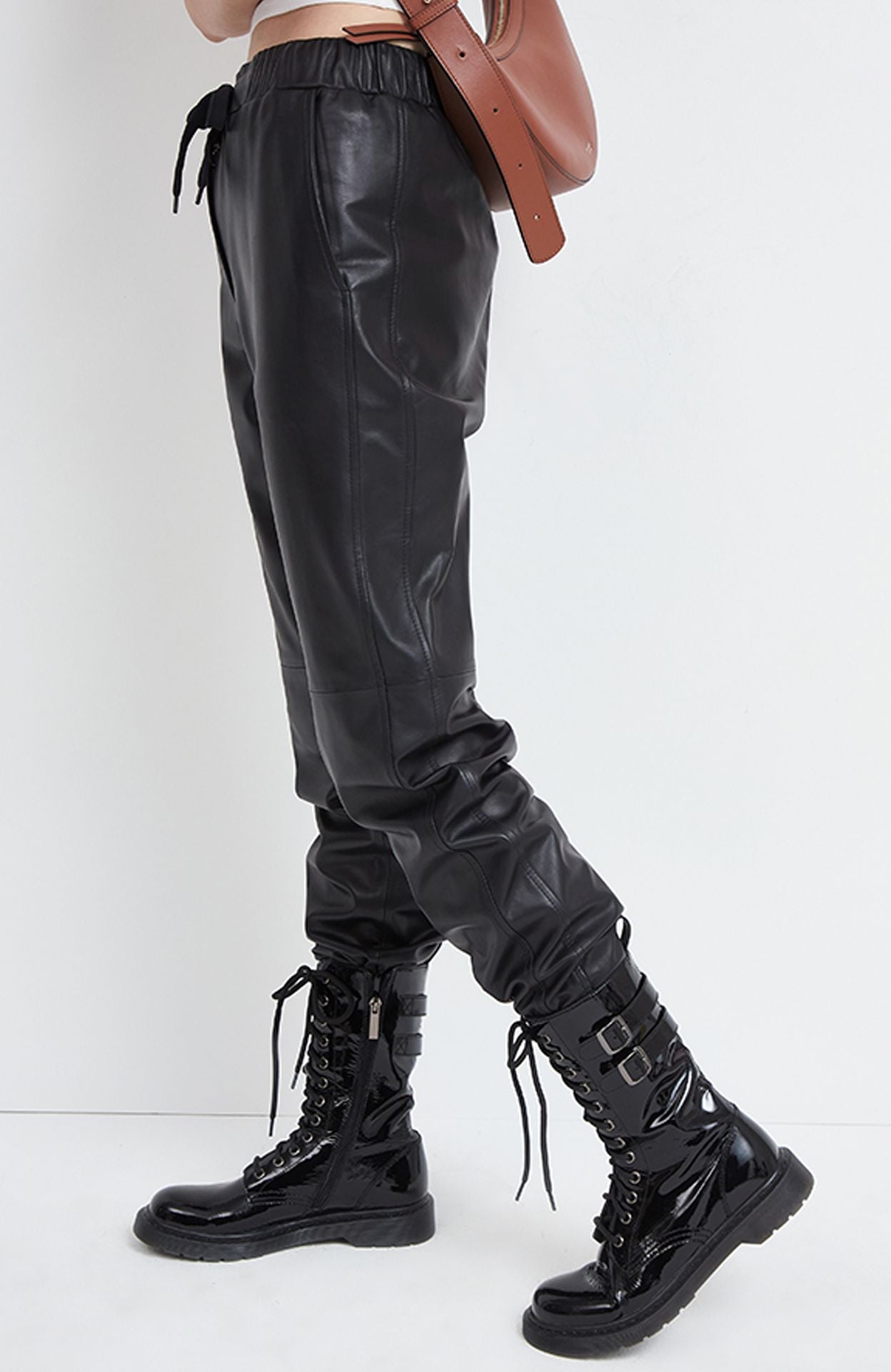 Oryany - Leather Jogger Pants