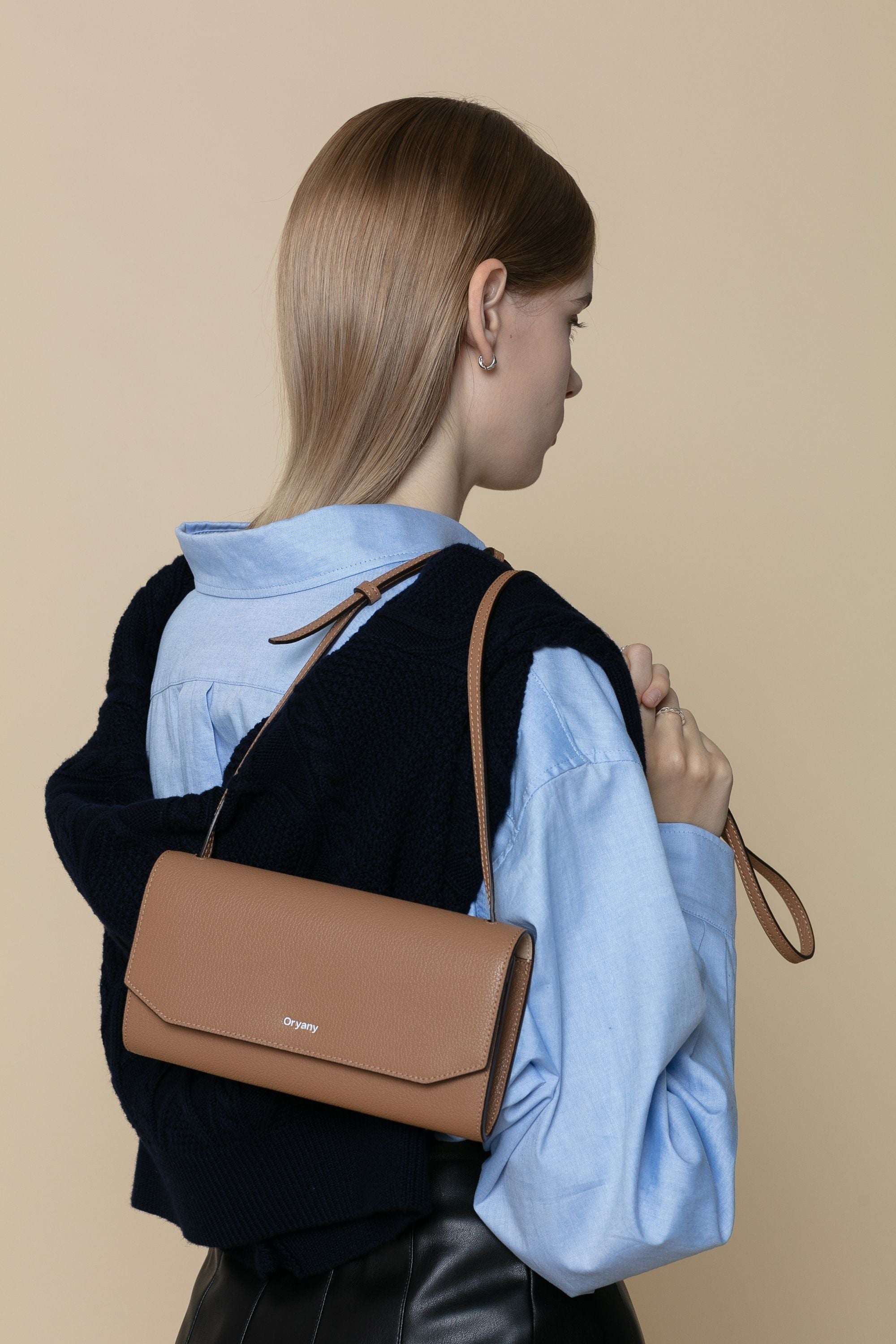 Oryany - Mandy Travel Set Crossbody Handbags - Sand Brown Leather