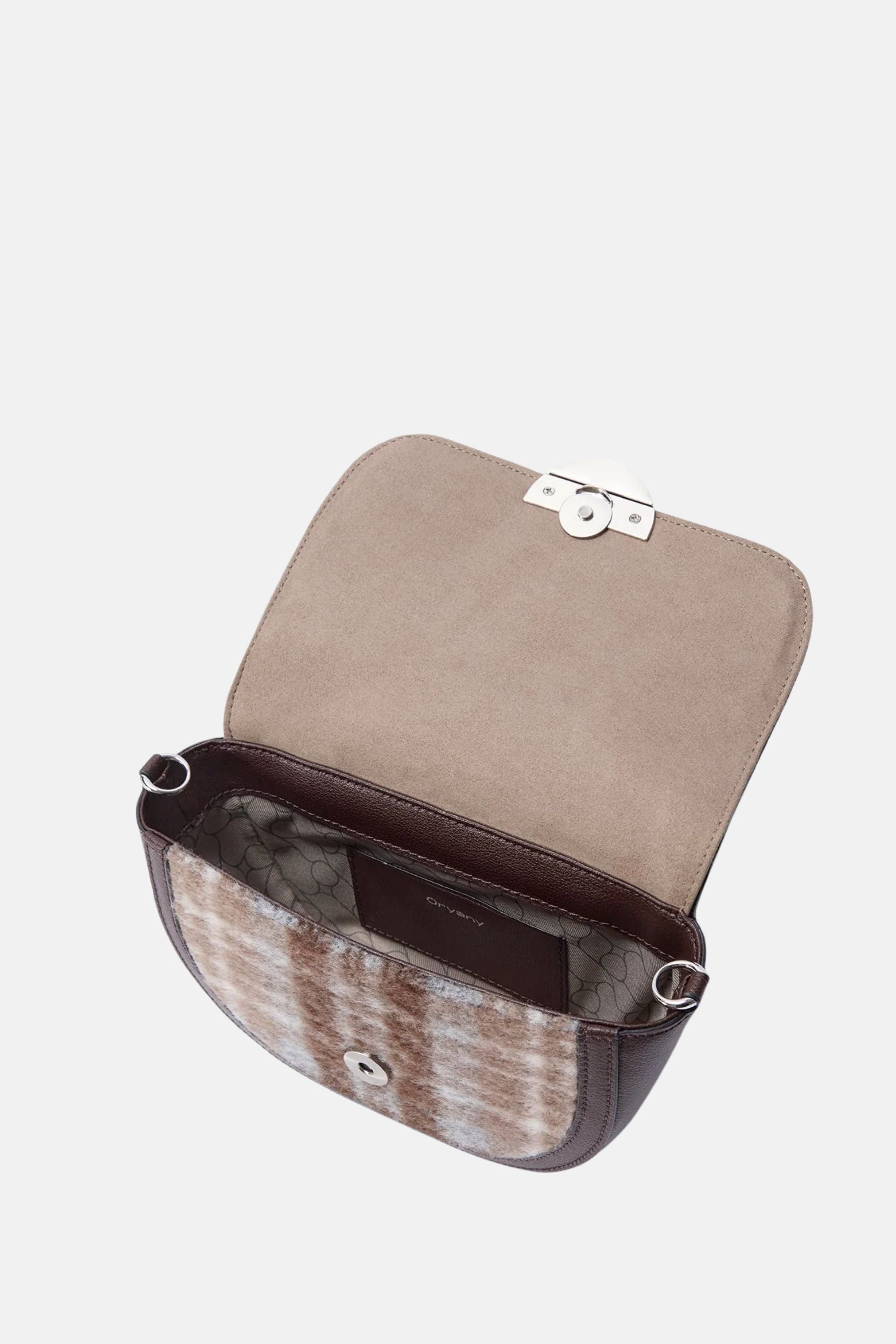 Oryany - Lottie Check Crossbody Small Handbags - Brown