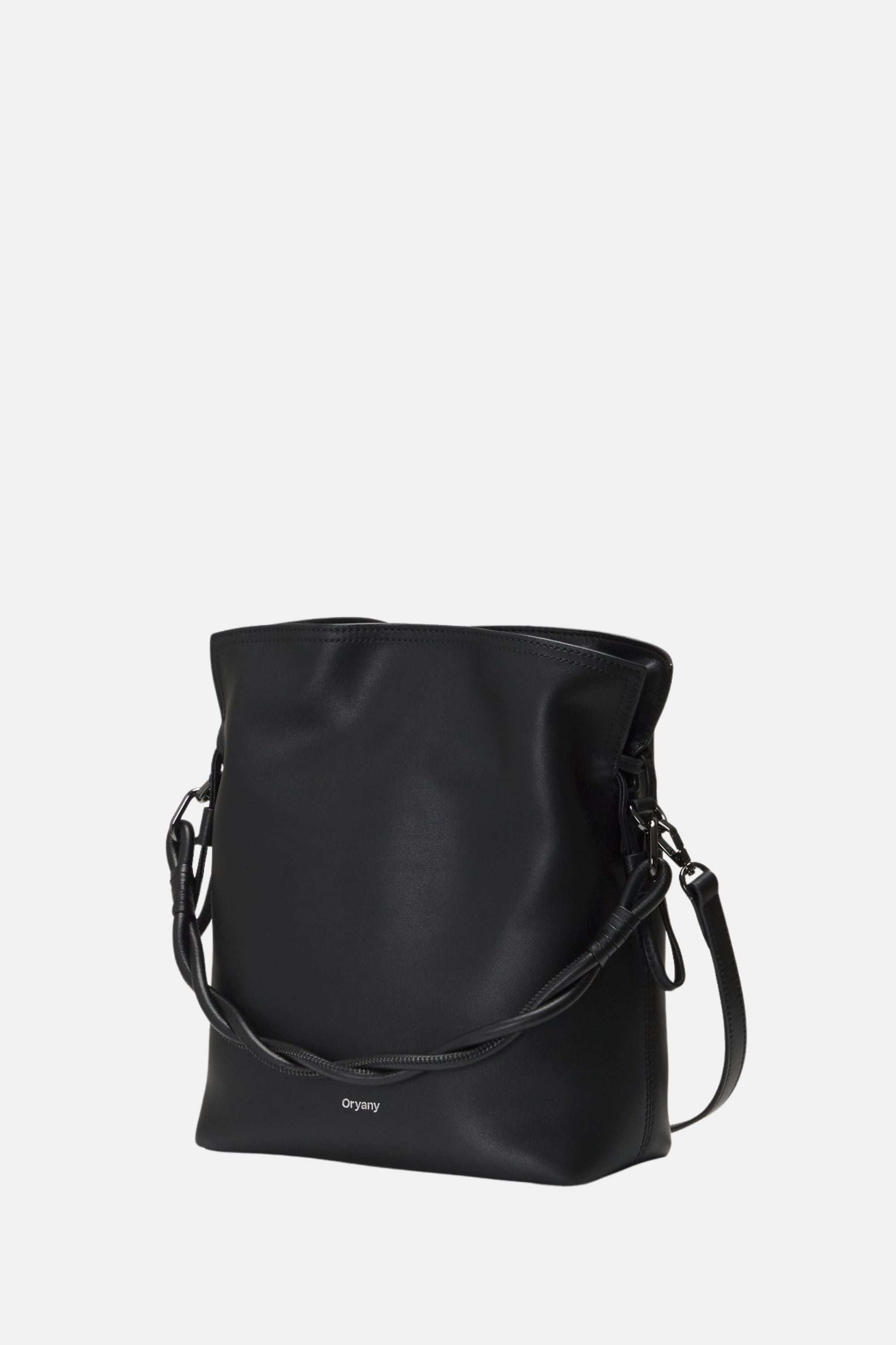 Oryany - Madeleine Bucket Medium Crossbody Handbags - Black