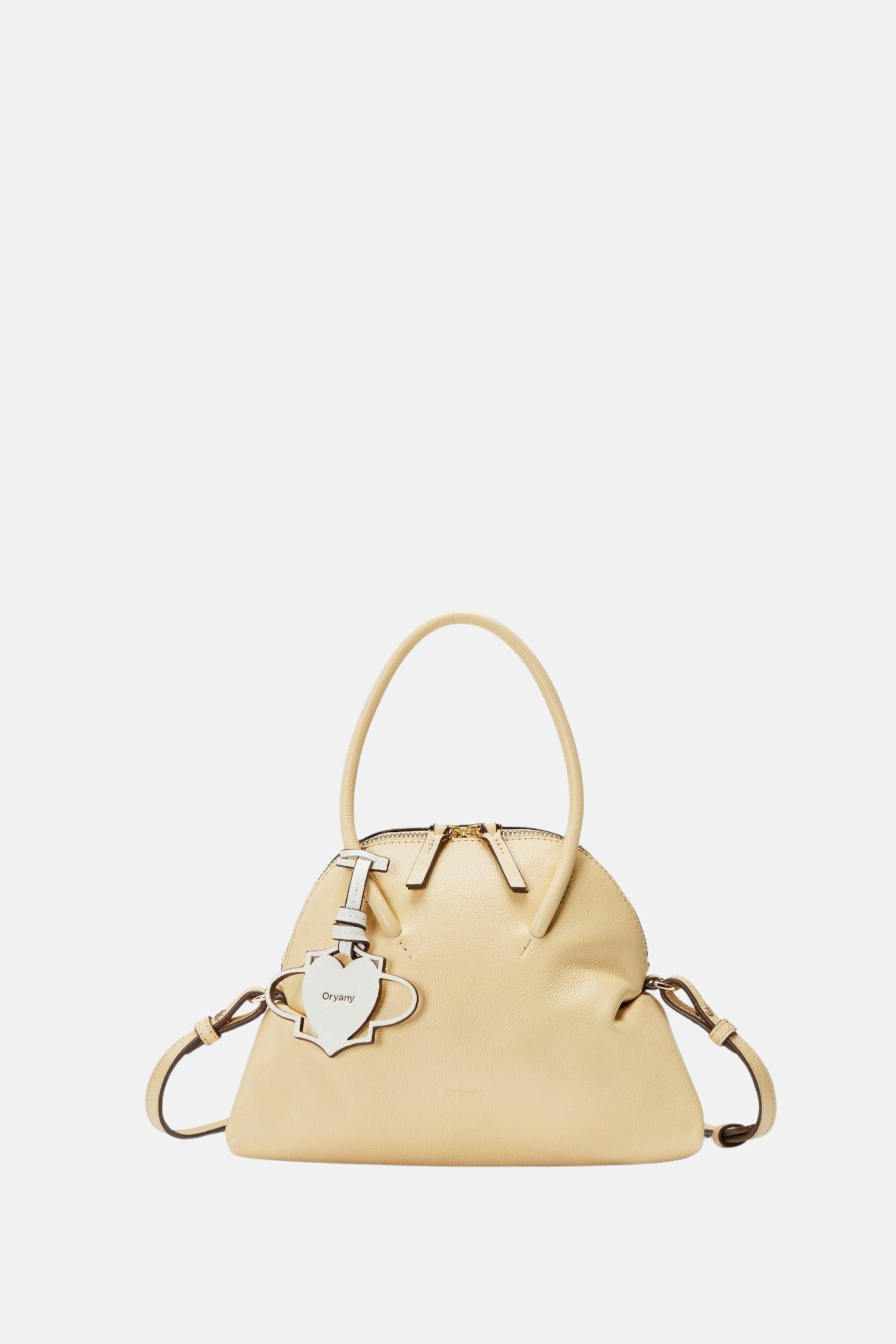 Oryany - Adele Mini Satchel Handbags - Butter Cream Leather