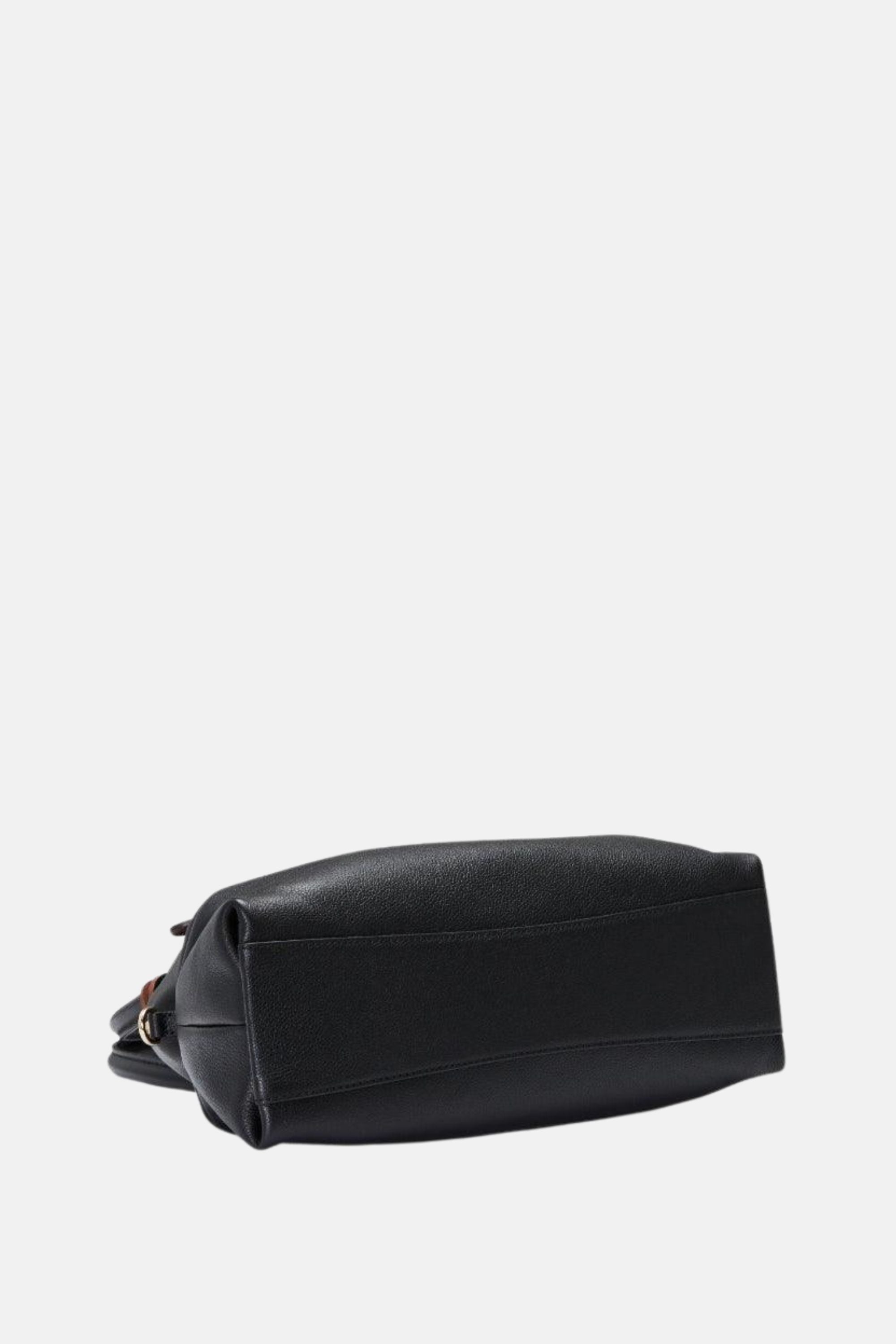 Oryany - Adele Top Handle Handbags - Black Leather