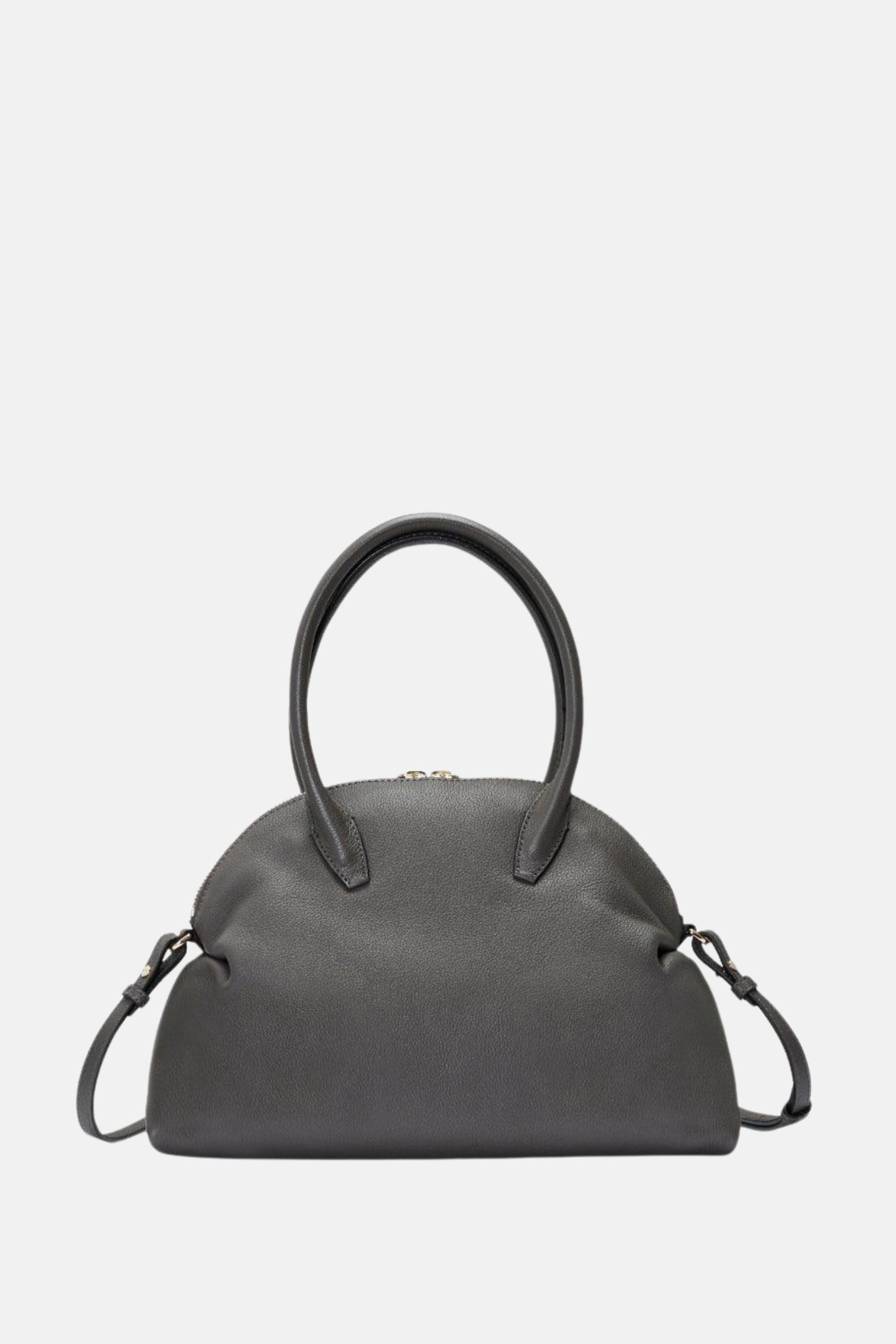Oryany - Adele Top Handle Handbags - Dark Grey Leather