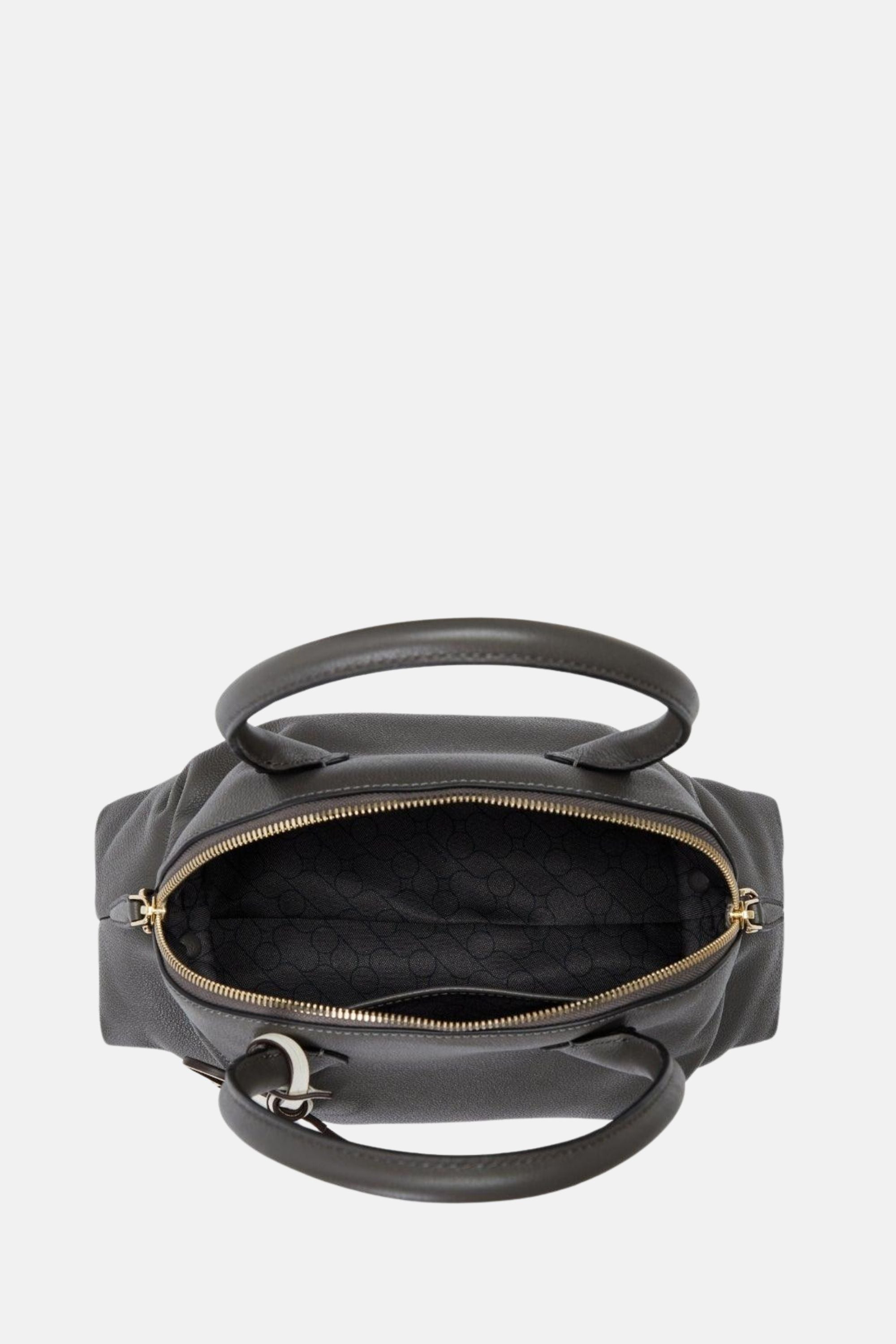 Oryany - Adele Top Handle Handbags - Dark Grey Leather