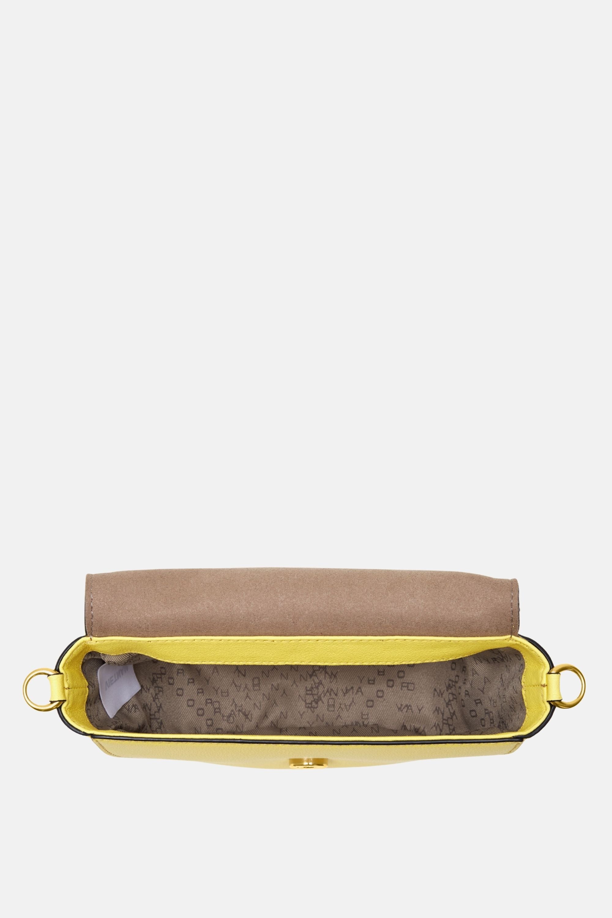 Oryany - Lottie Saddle Crossbody Small Handbags - Banana Leather