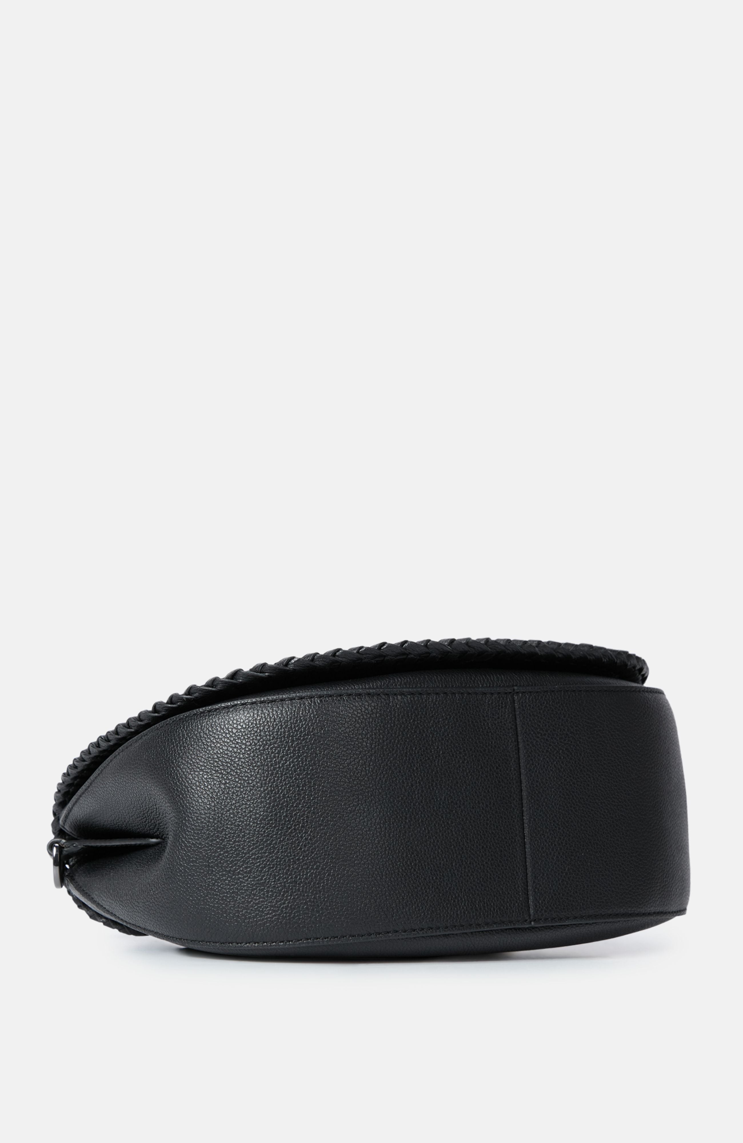 Oryany - Bentley Saddle Bag Medium - Black Leather