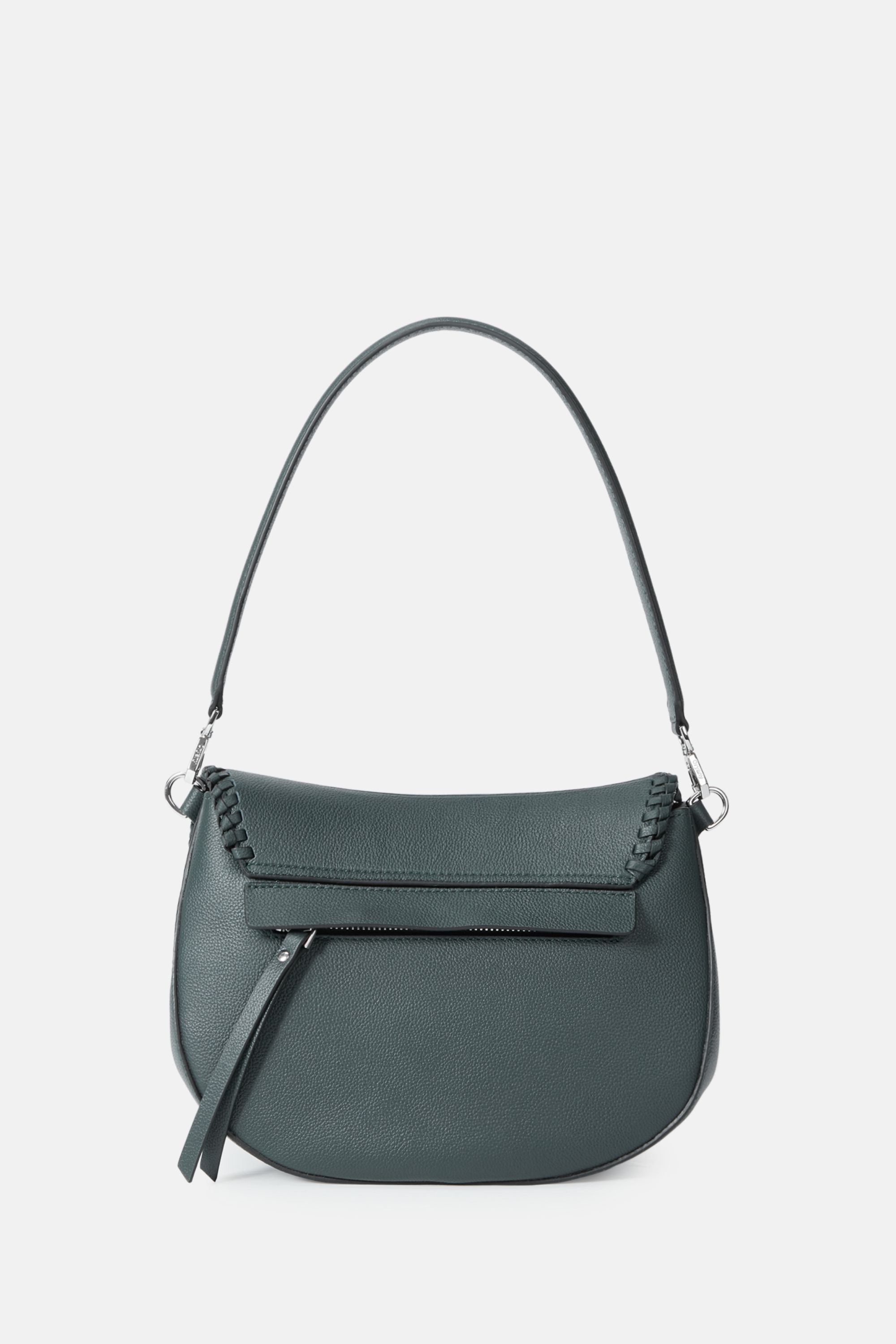 Oryany - Bentley Saddle Bag Medium - Deep Green Leather