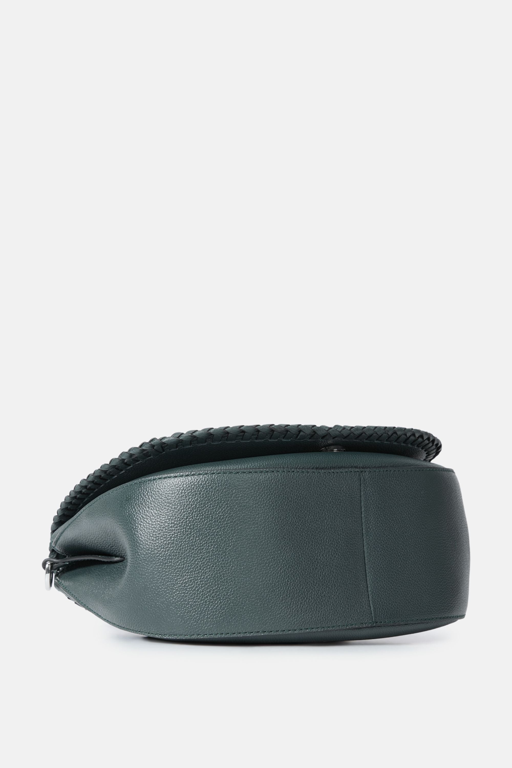 Oryany - Bentley Saddle Bag Medium - Deep Green Leather