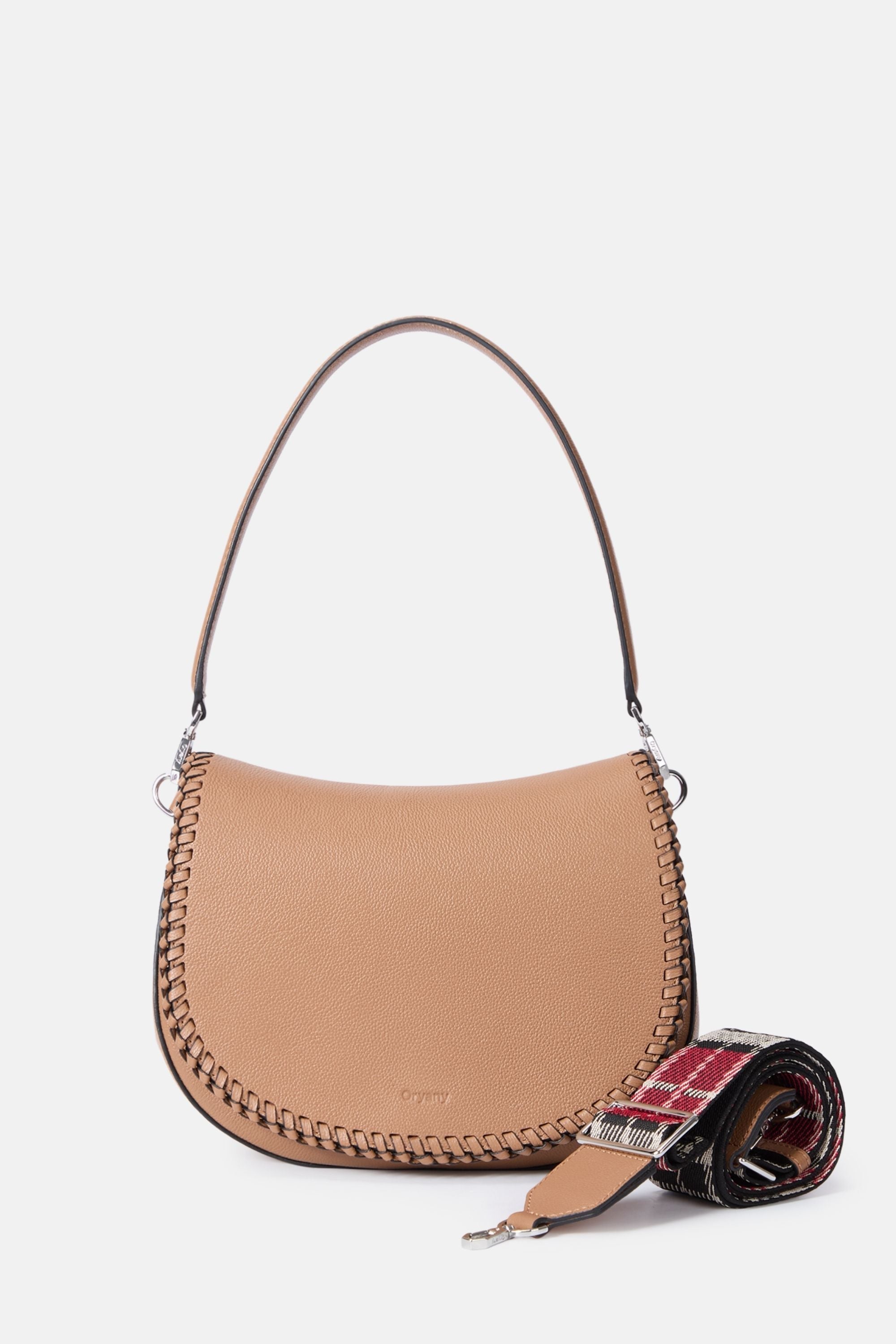 Oryany - Bentley Saddle Bag Medium - Sand Brown Leather