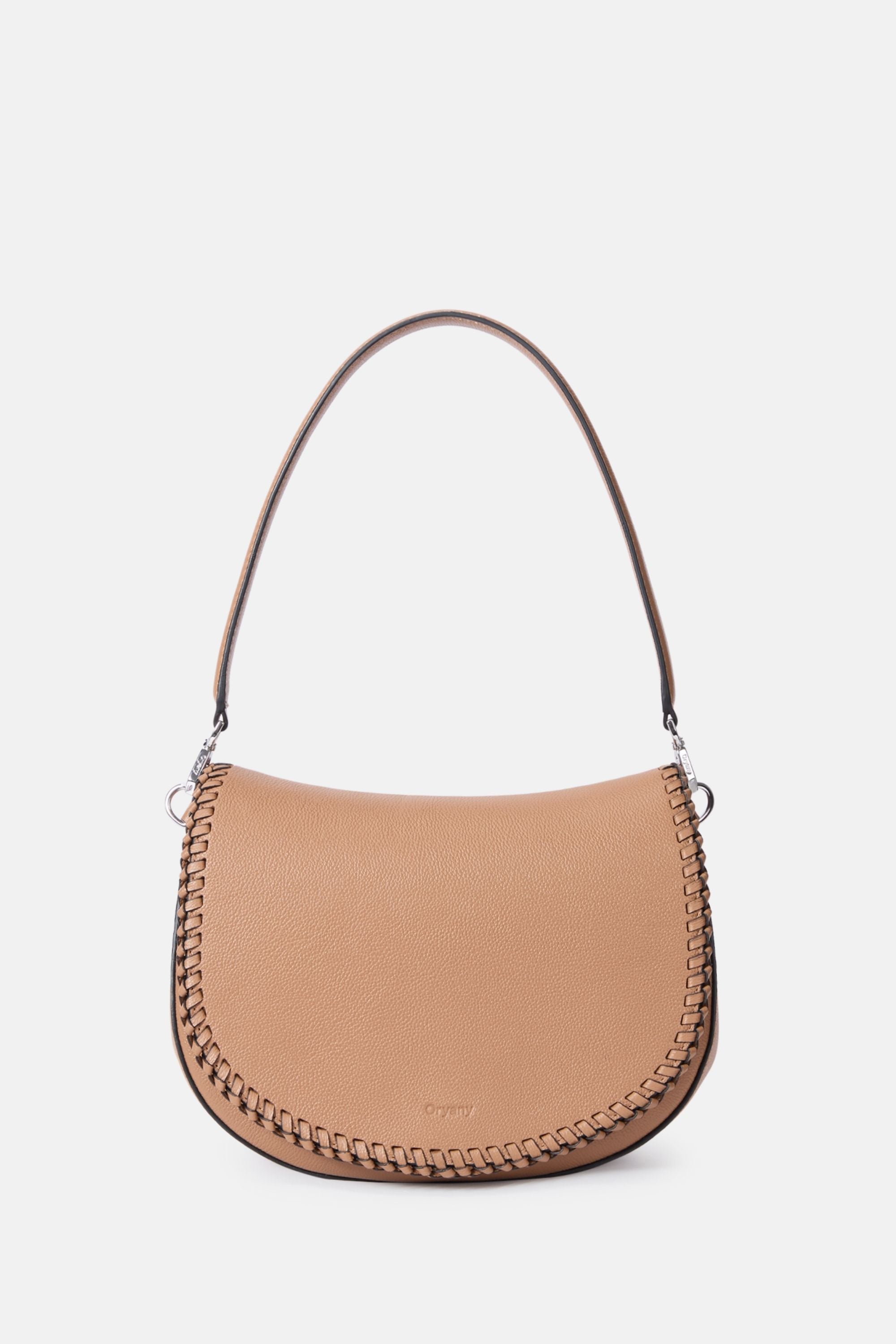Oryany - Bentley Saddle Bag Medium - Sand Brown Leather