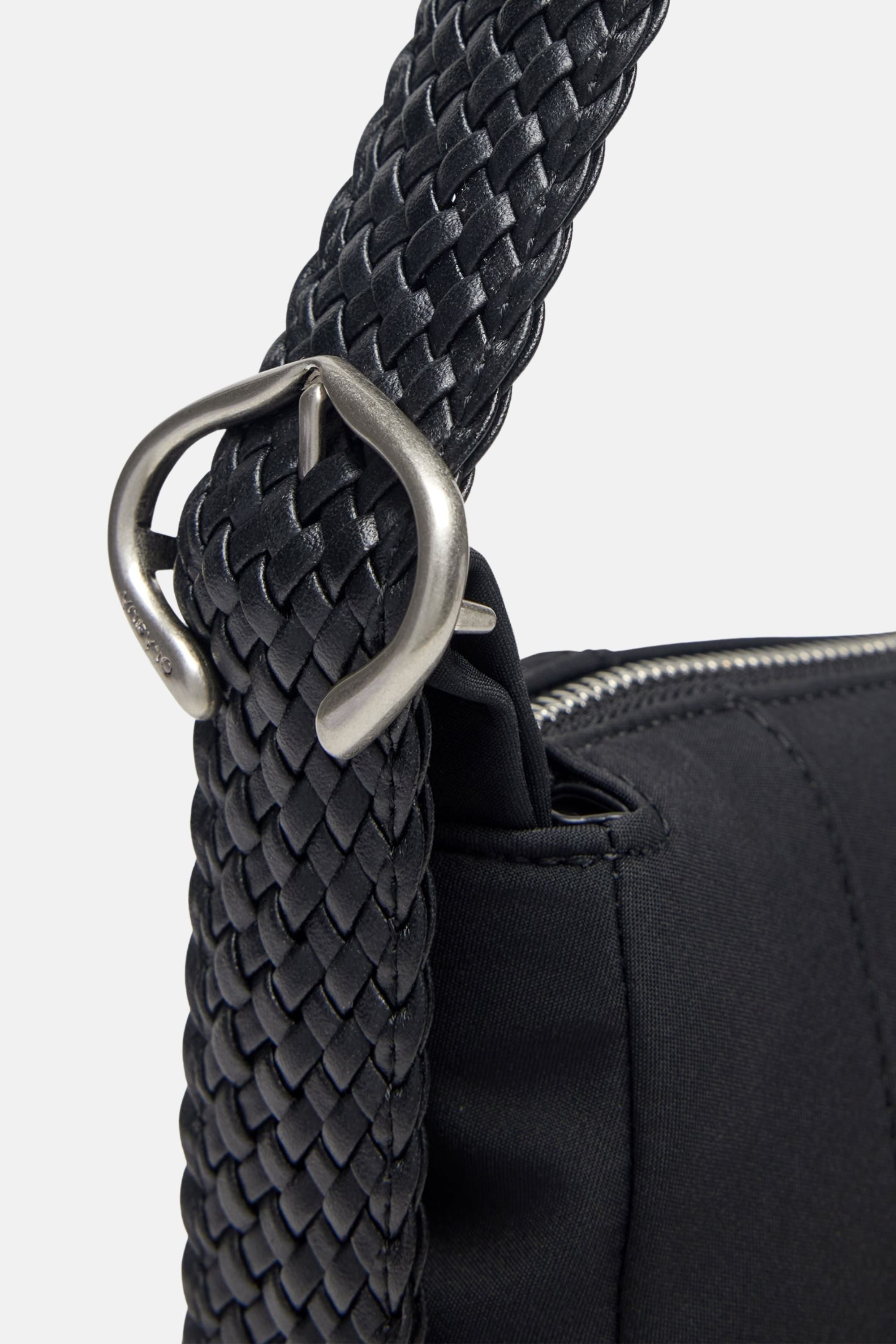 Oryany - Braid Black Crossbody Bag