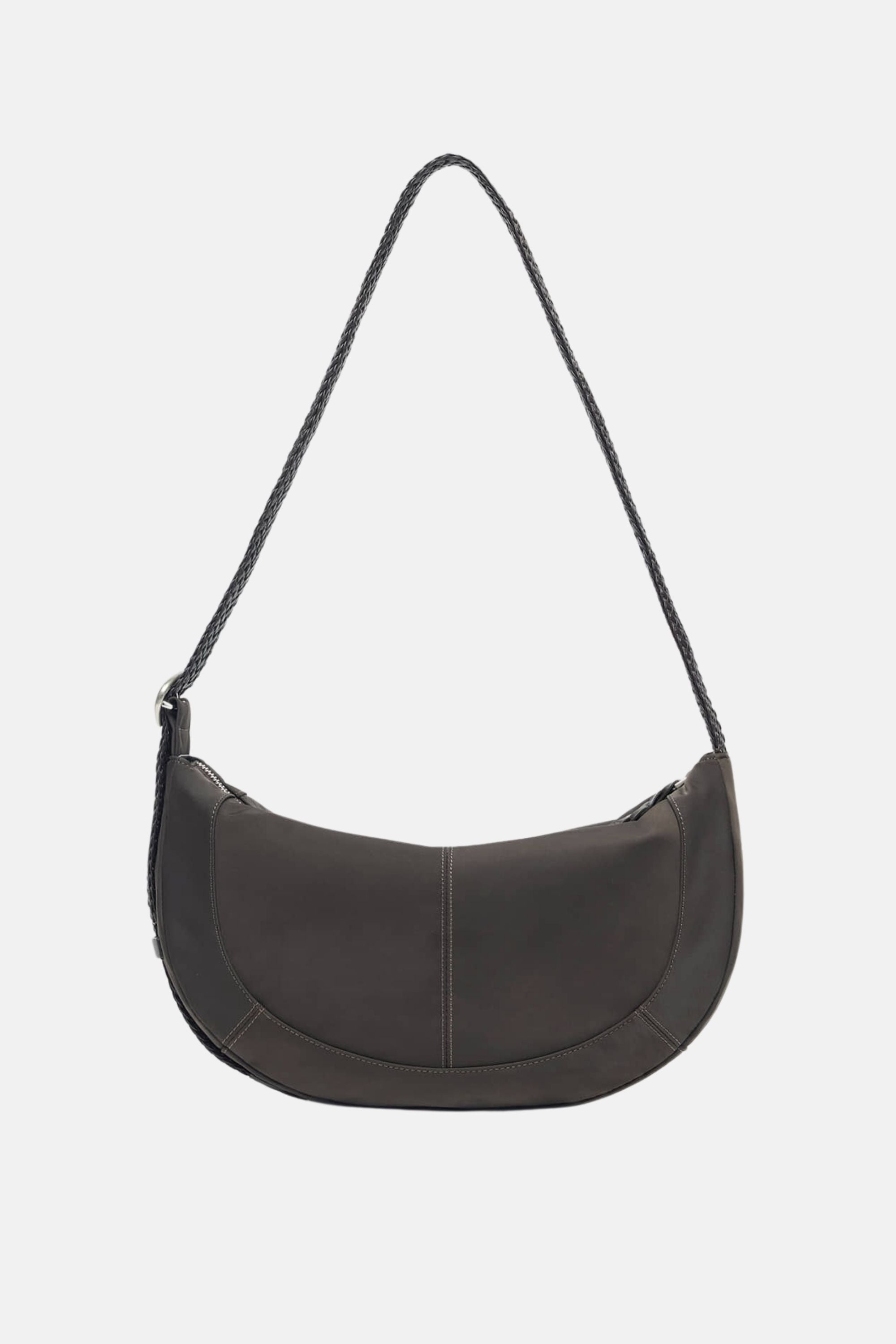 Oryany - Braid Smoky Brown Crossbody Bag