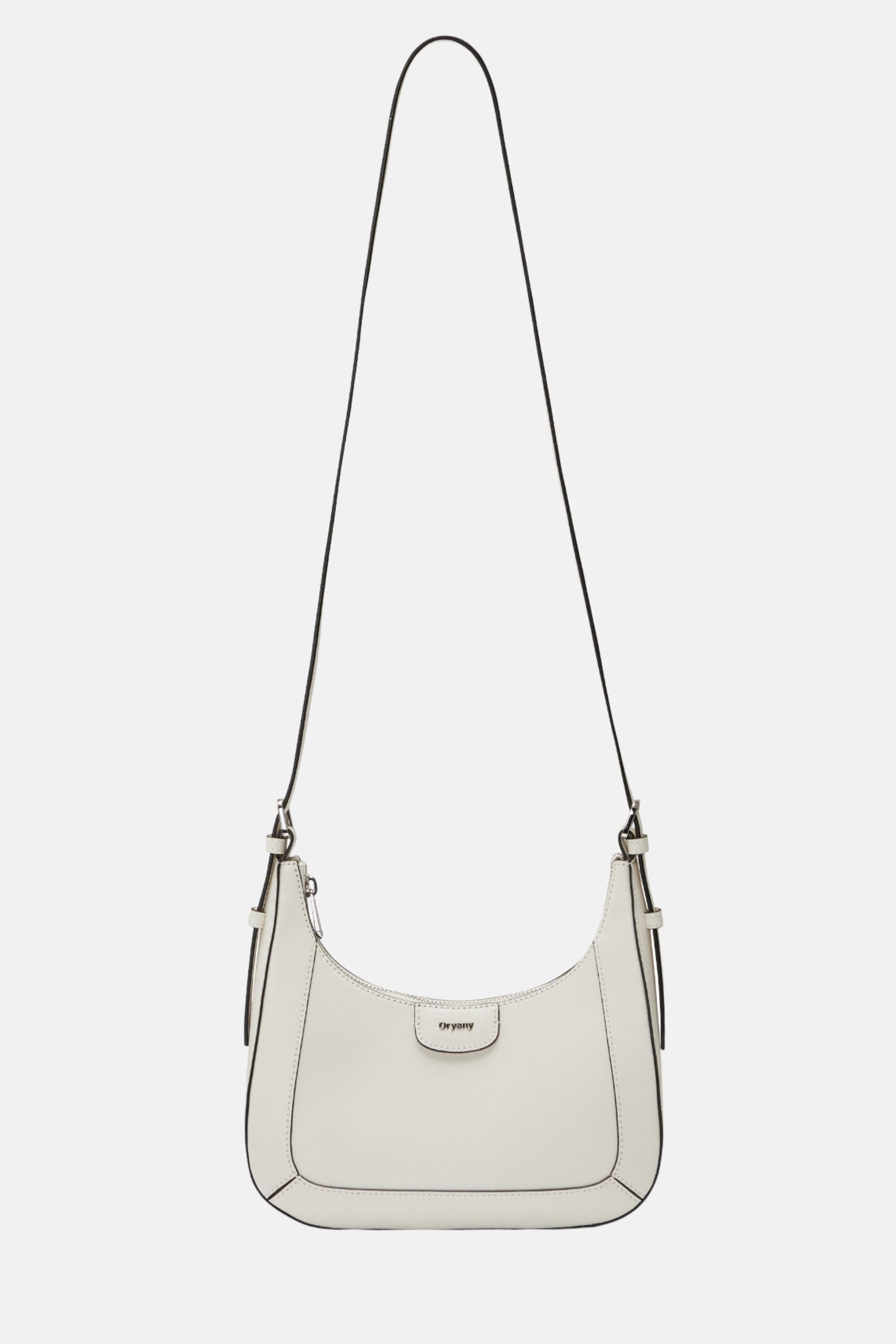 Oryany - Bahia Leather Zip Shoulder & Crossbody Bag – Cloud