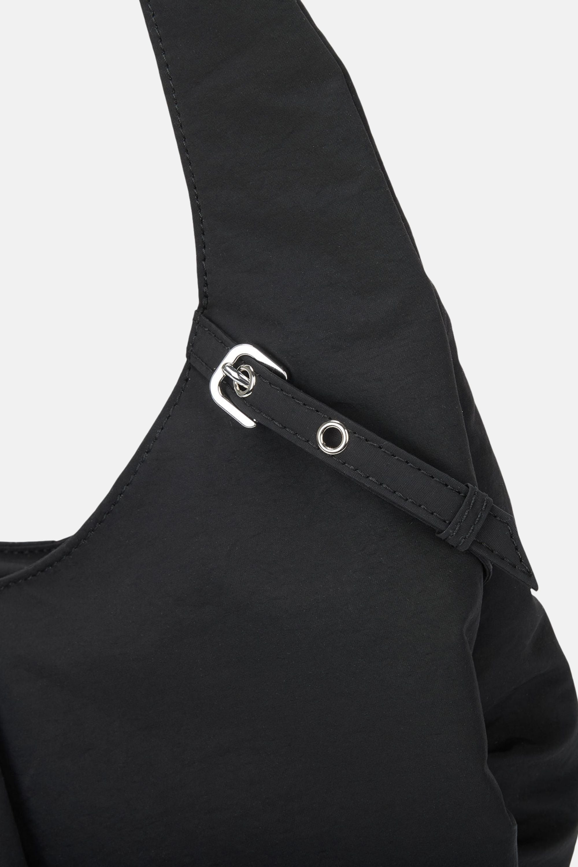 Croissant Shoulder Bag - Black / One size