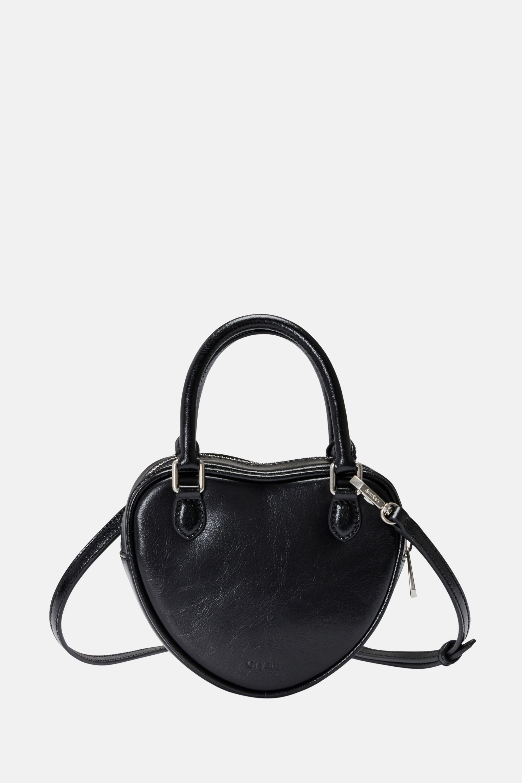 Oryany - Heart Mini Tote Small Crossbody Handbags - Black