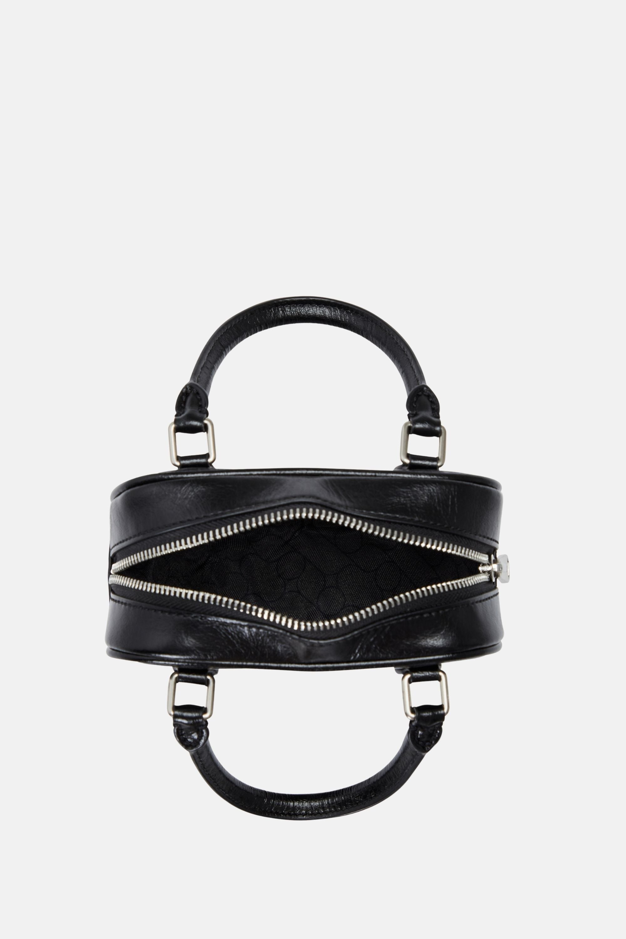 Oryany - Heart Mini Tote Small Crossbody Handbags - Black