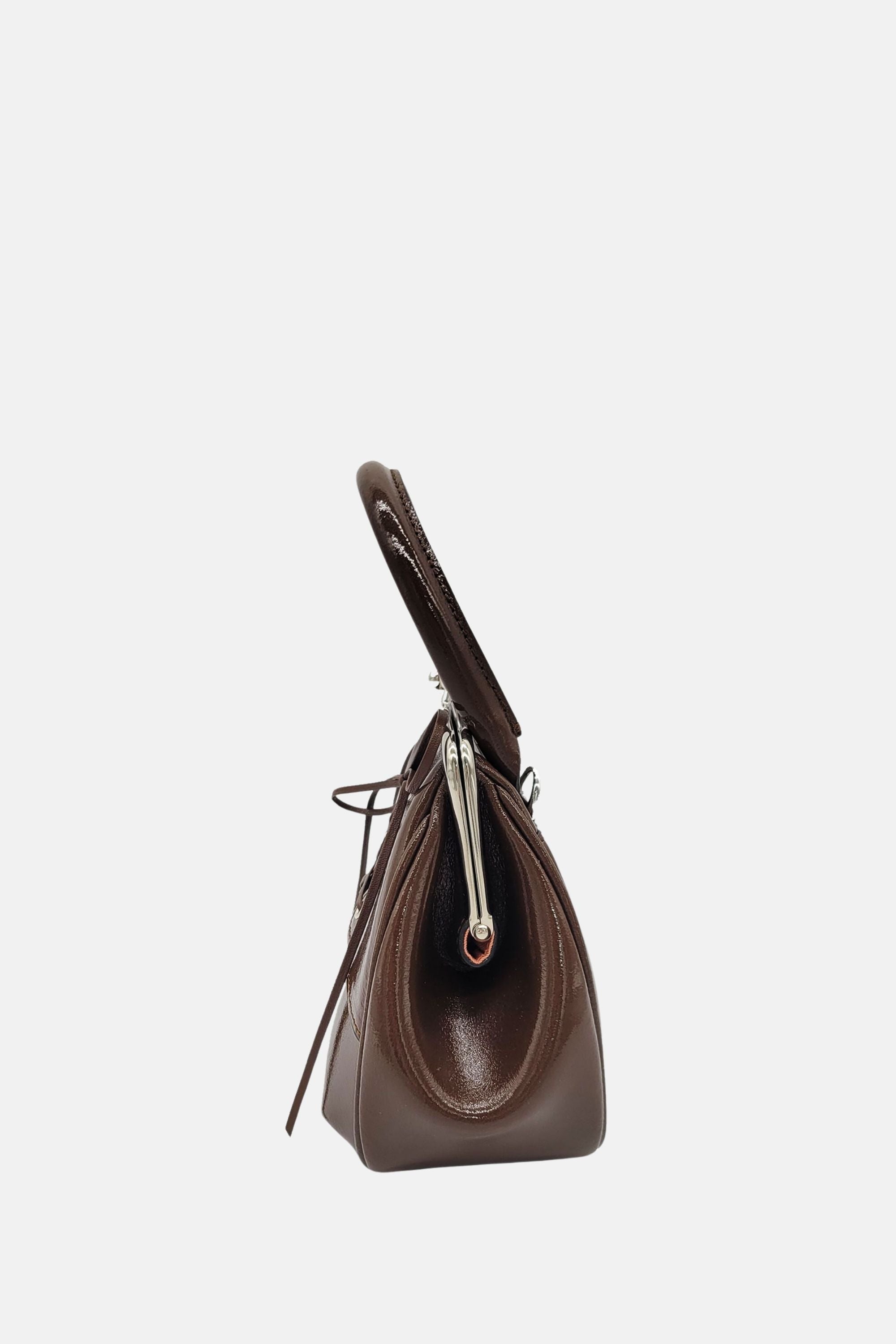 Oryany - Lace Up Mini Tote Bag Handbags - Camel Brown