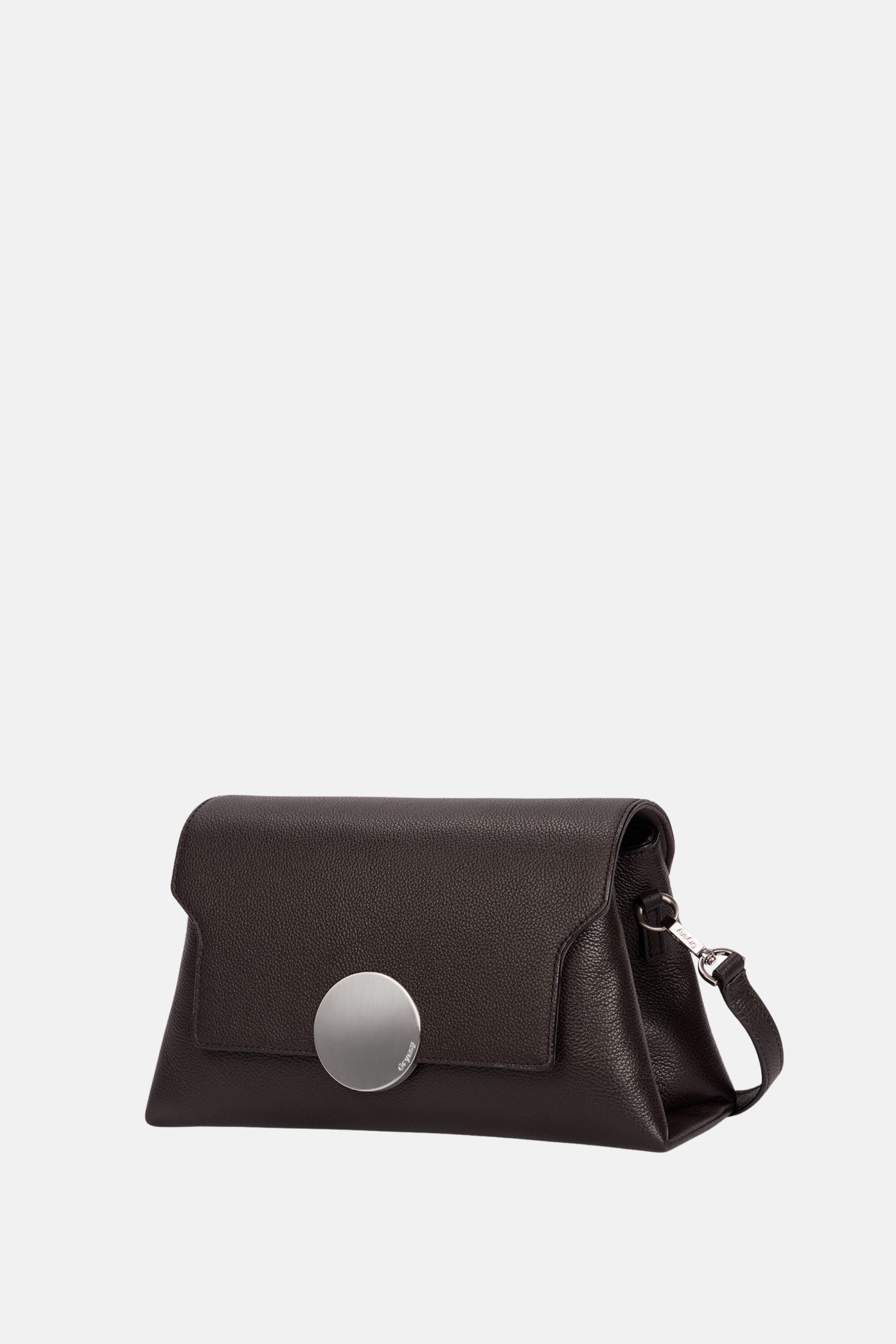 Oryany - Lottie Flap Crossbody Medium Handbags - Dark Chocolate Leather