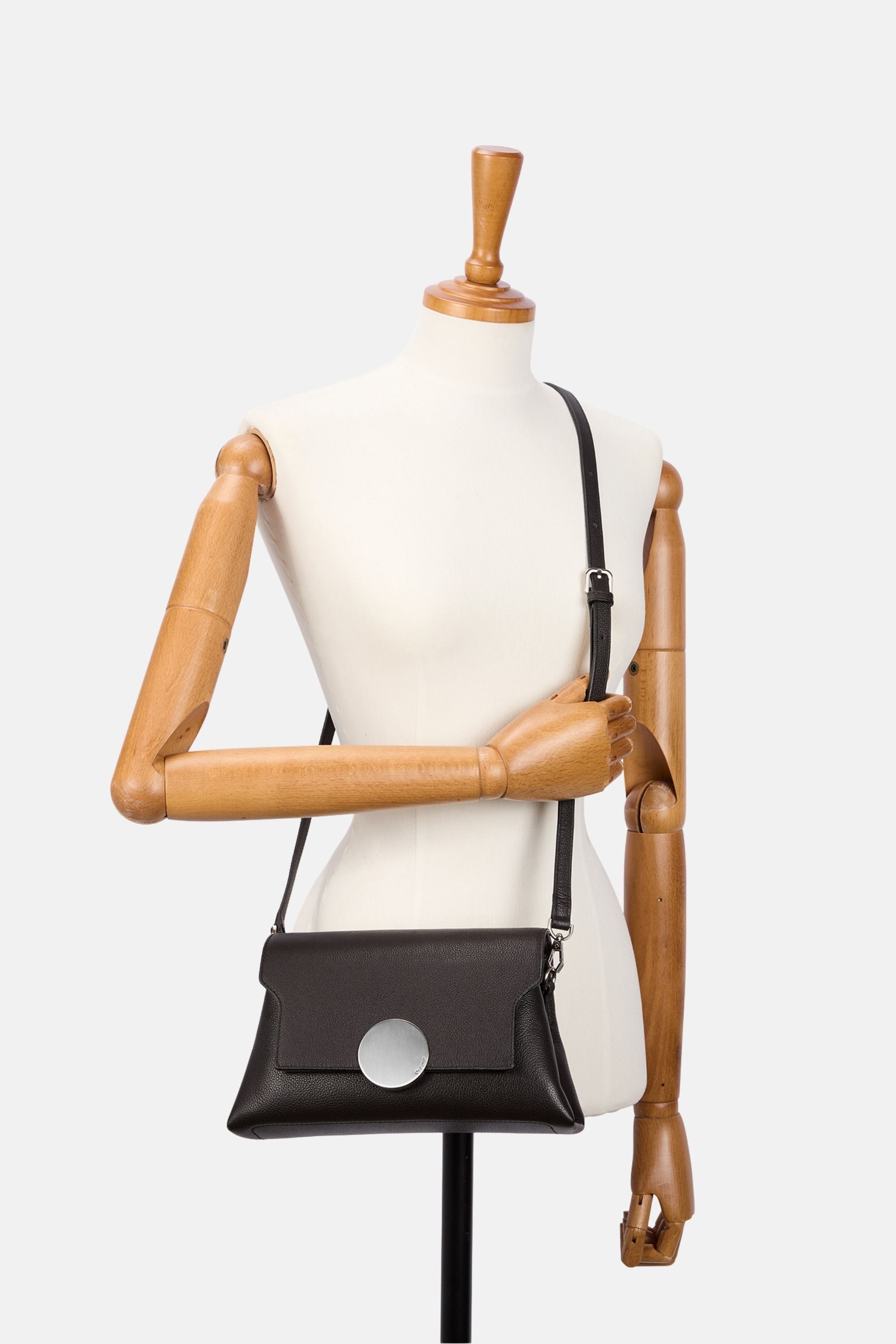 Oryany - Lottie Flap Crossbody Medium Handbags - Dark Chocolate Leather