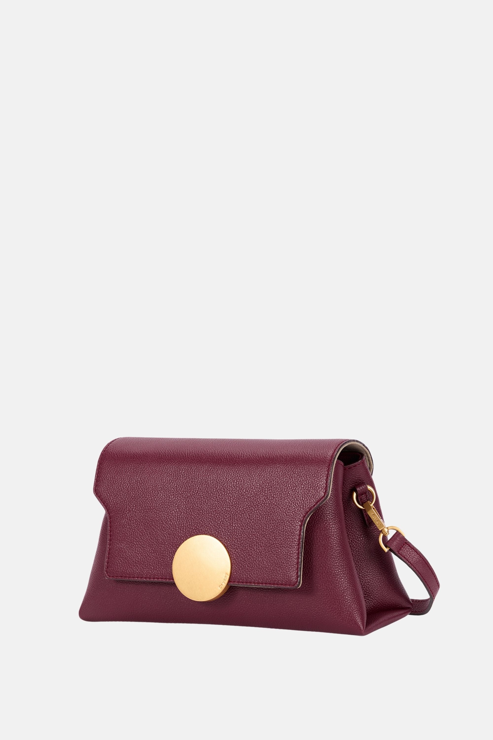 Oryany - Lottie Flap Crossbody Medium Handbags - Maroon Leather