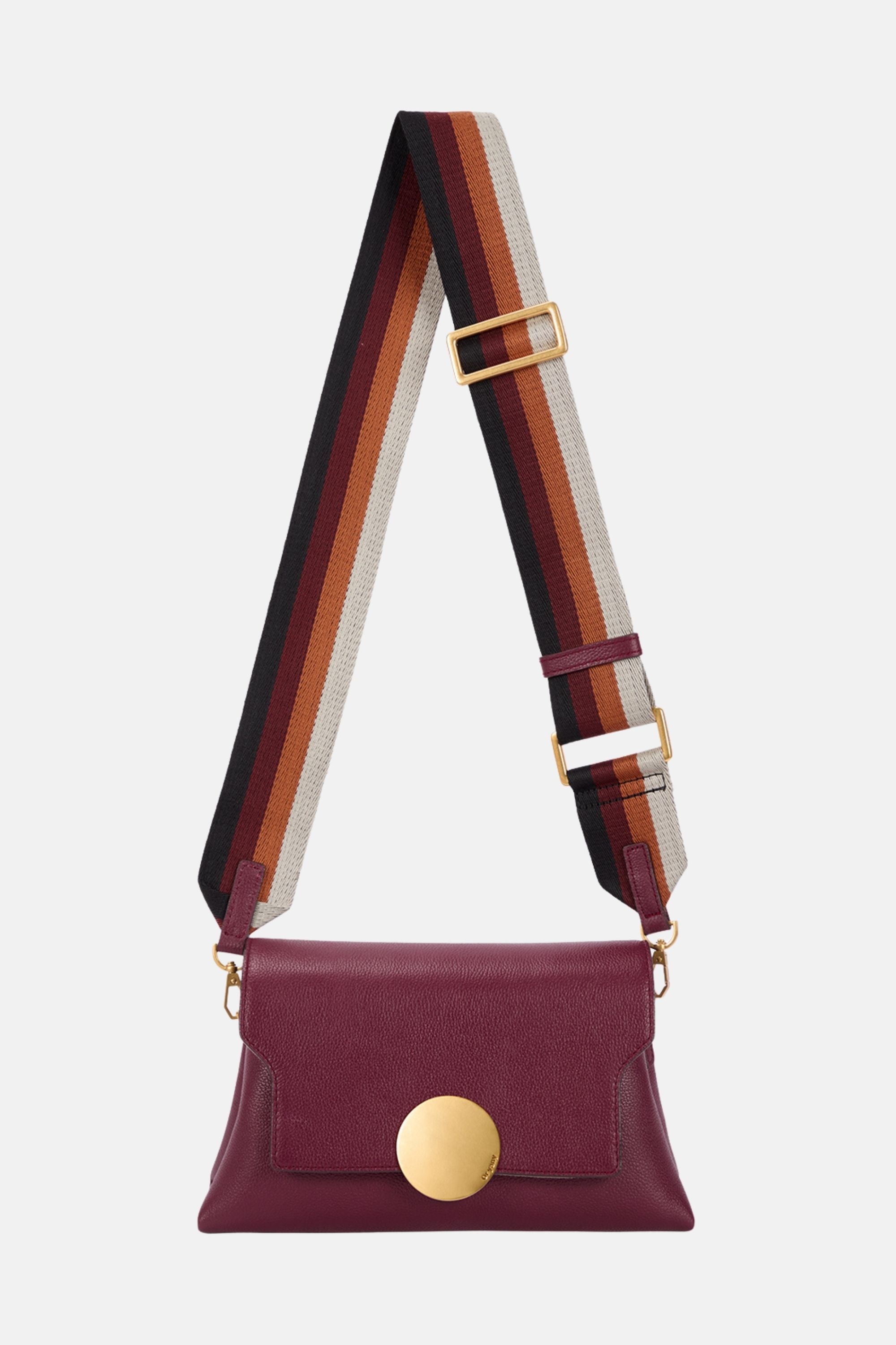 Oryany - Lottie Flap Crossbody Medium Handbags - Maroon / One size