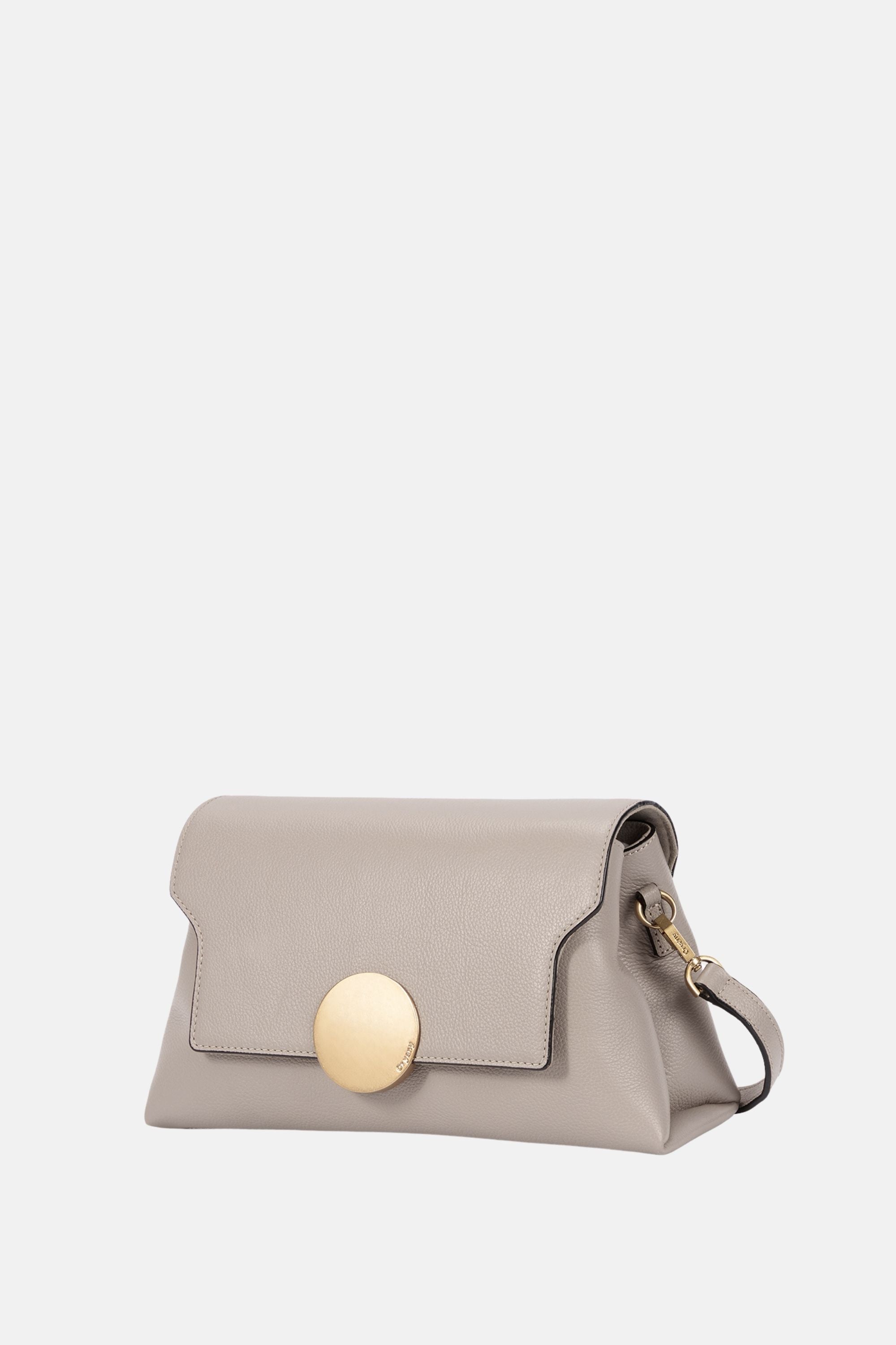 Oryany - Lottie Flap Crossbody Medium Handbags - Taupe Leather