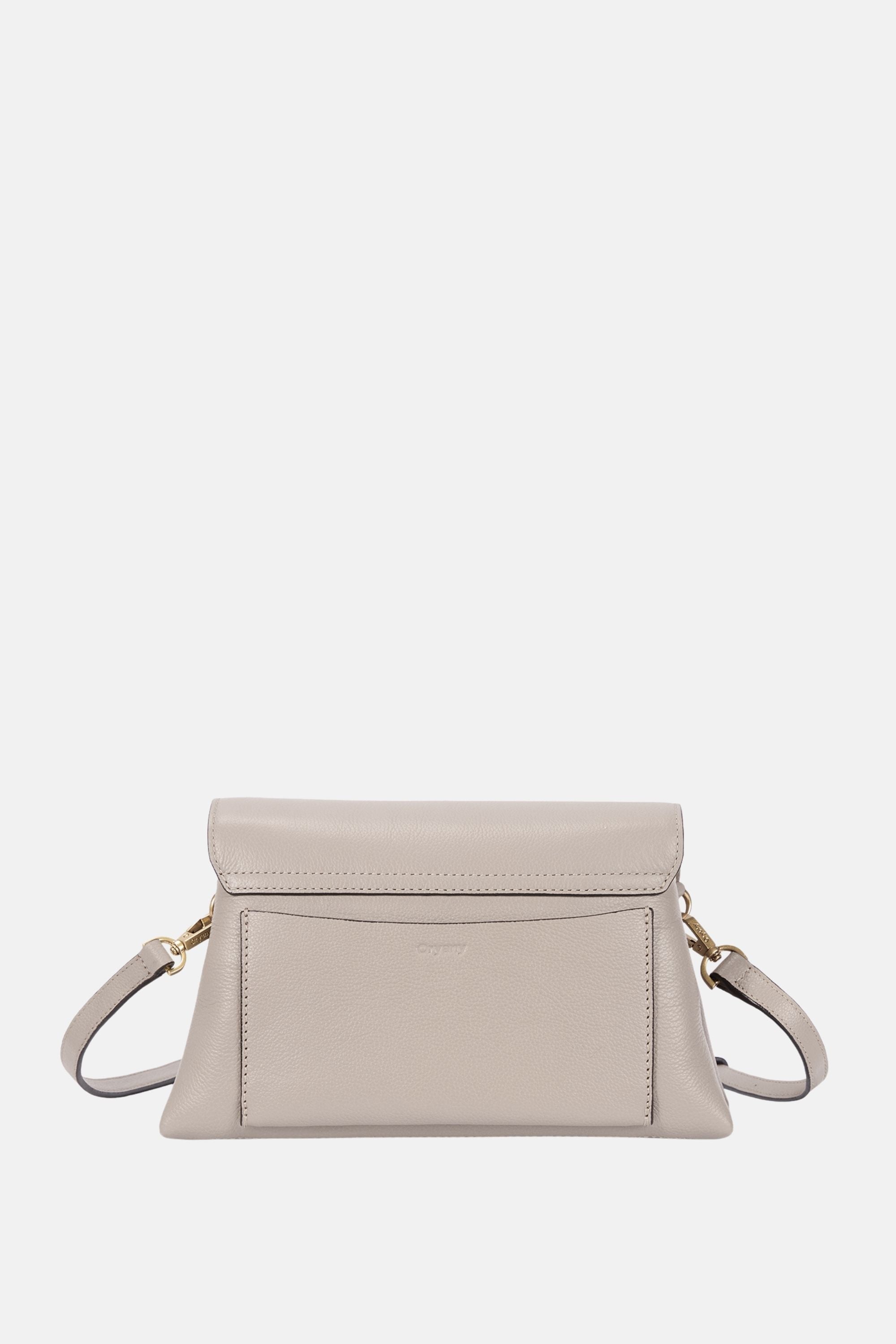 Oryany - Lottie Flap Crossbody Medium Handbags - Taupe Leather