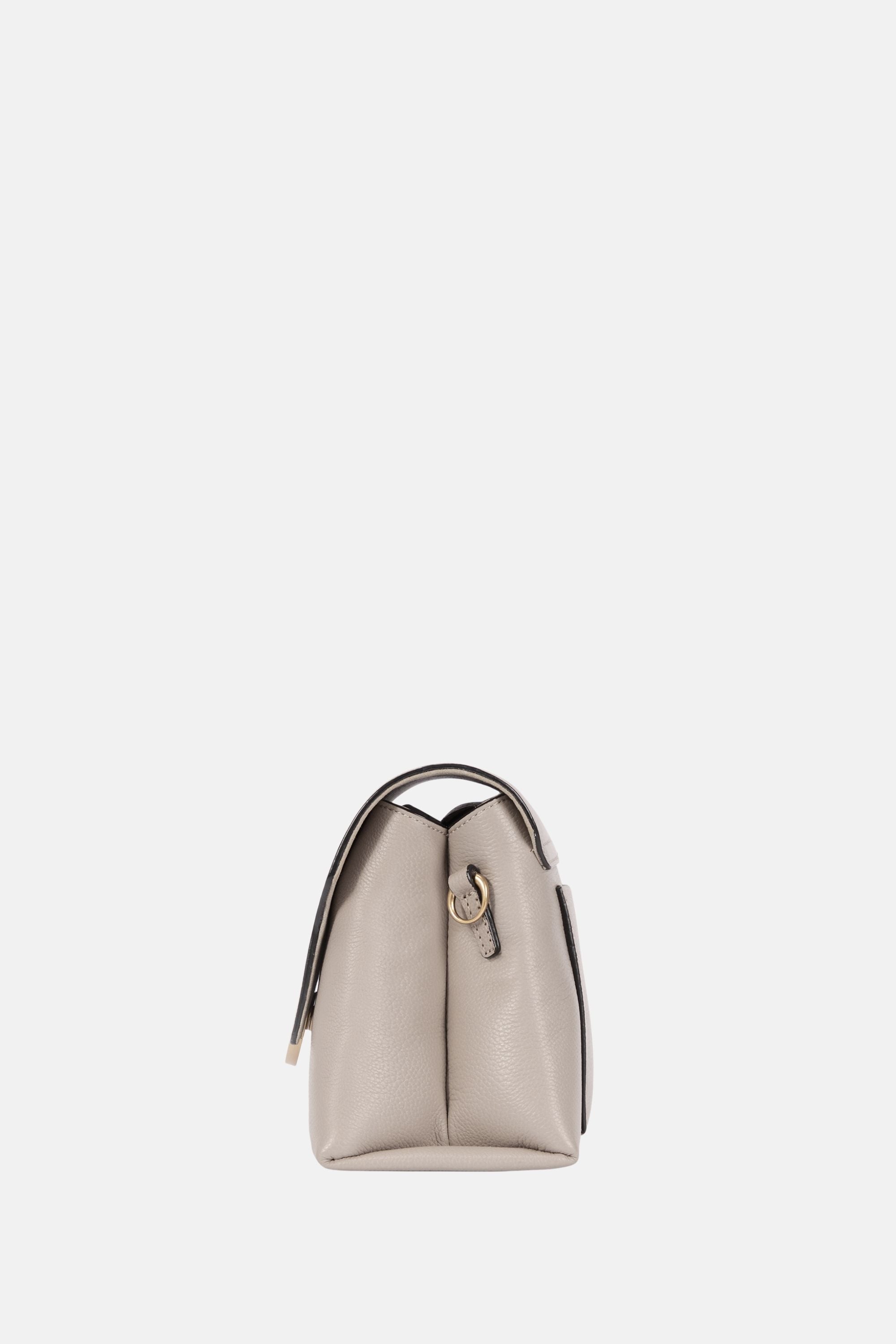 Oryany - Lottie Flap Crossbody Medium Handbags - Taupe Leather