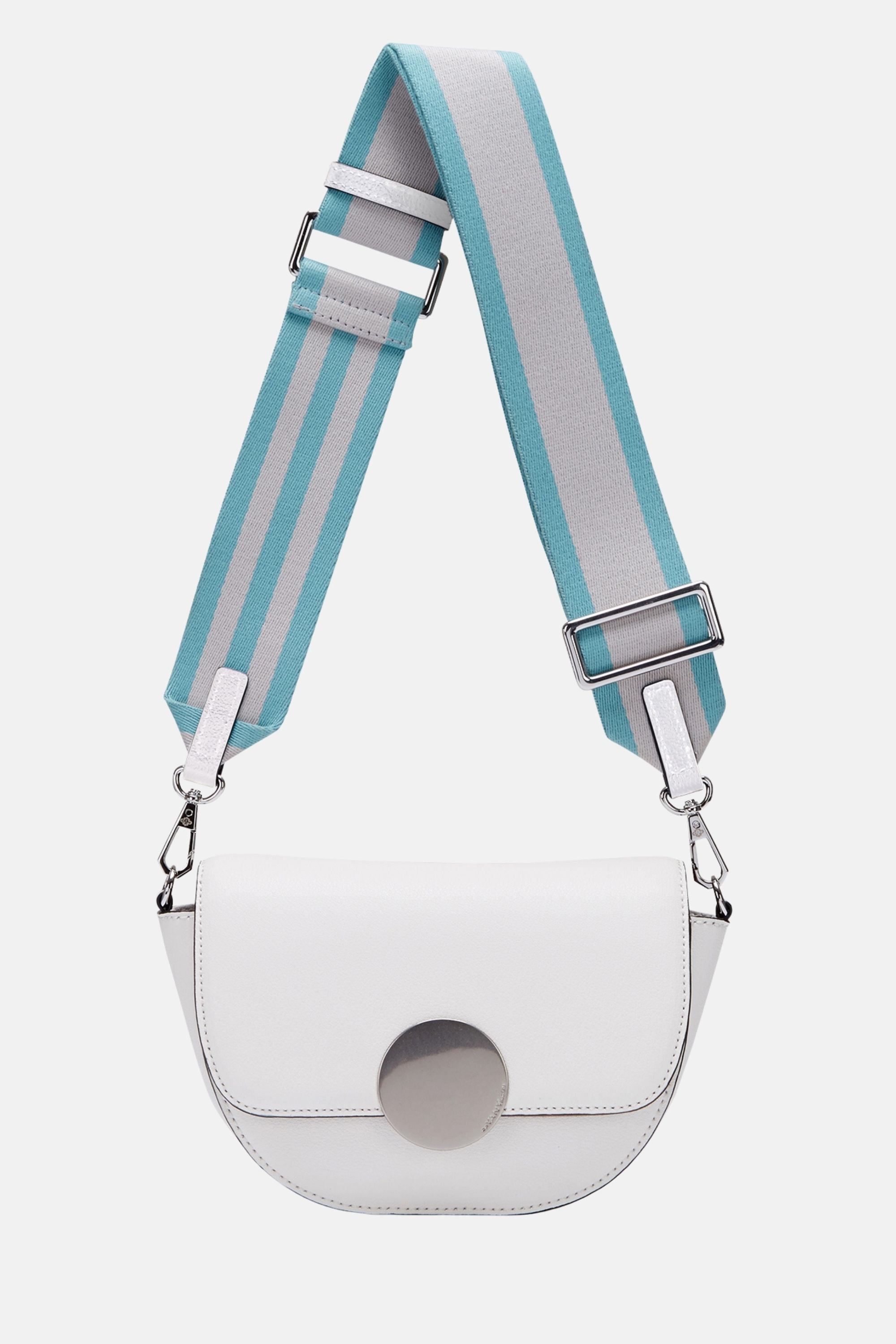 Oryany - Lottie Saddle Crossbody Small Handbags - Cloud Leather